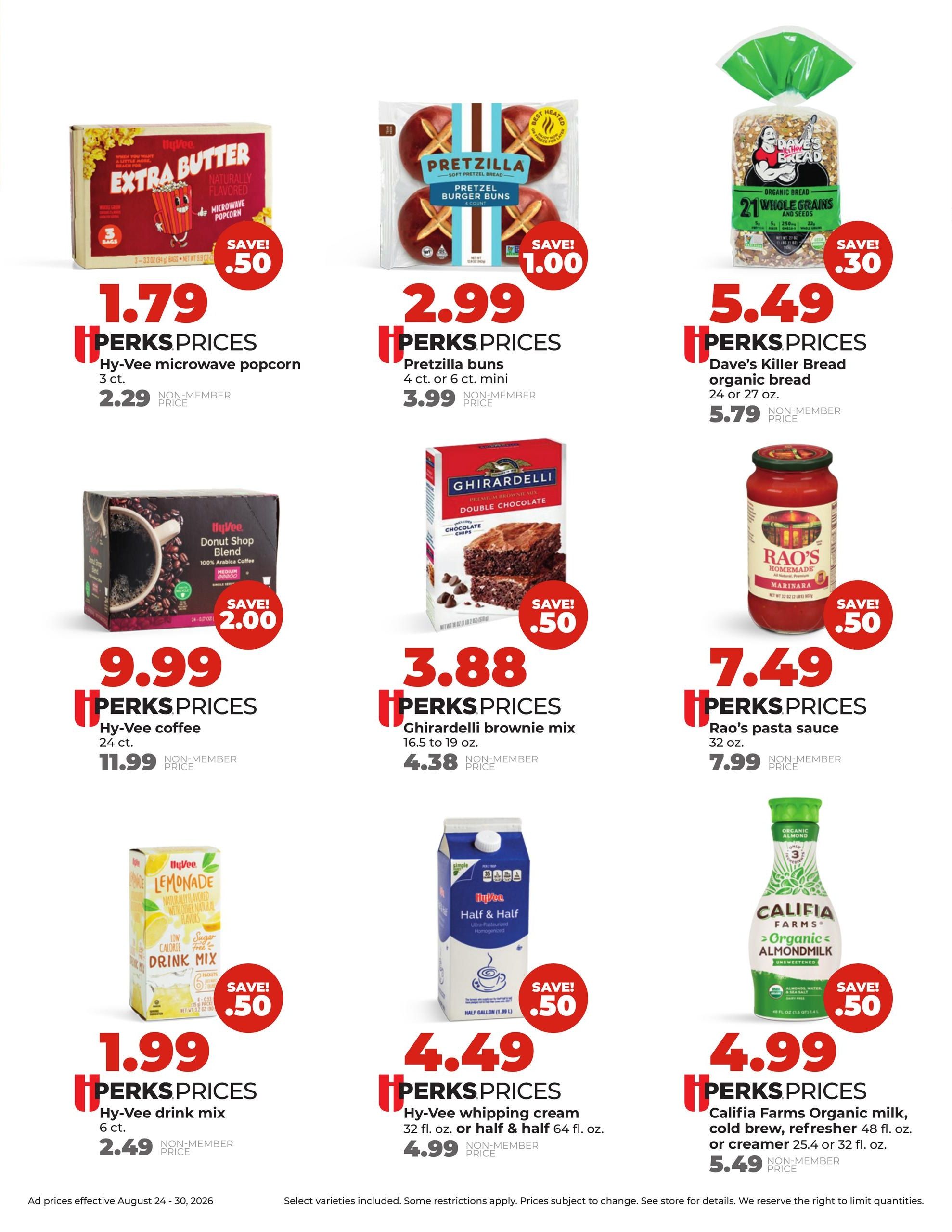 Hy-Vee (West Point Area, NE) Weekly Ad August 24 - 30, 2026