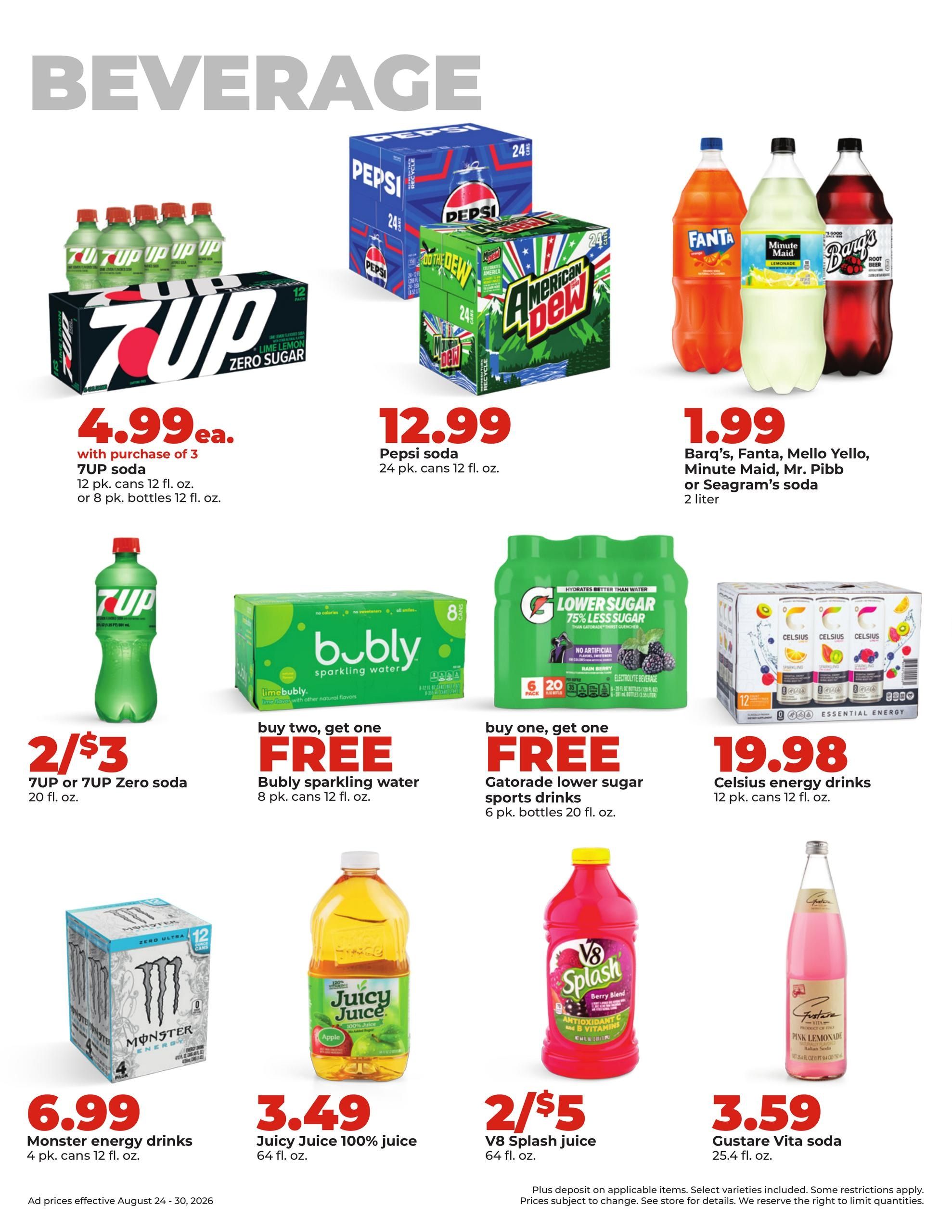 Hy-Vee (Almena Area, KS) Weekly Ad August 24 - 30, 2026