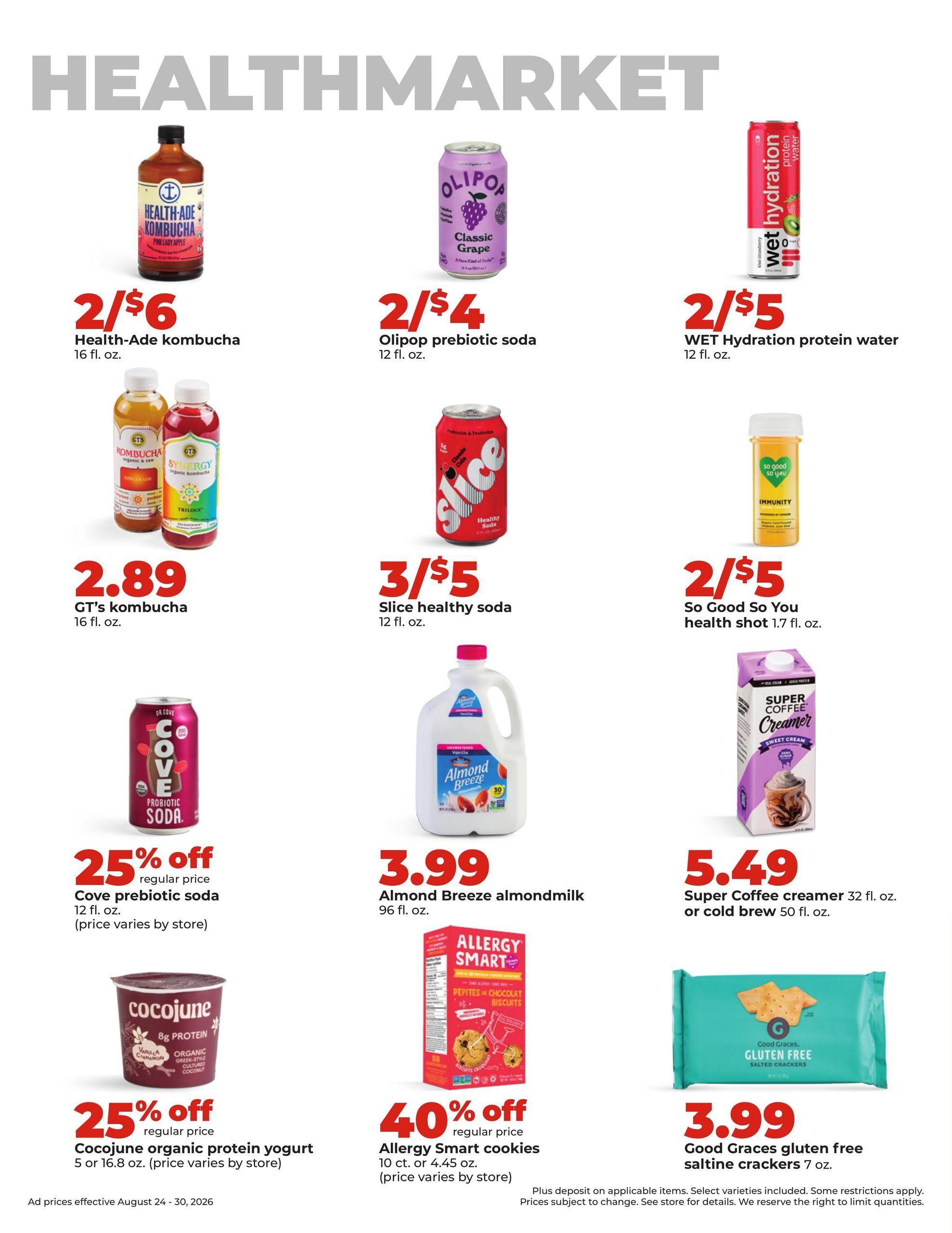 Hy-Vee (Almena Area, KS) Weekly Ad August 24 - 30, 2026