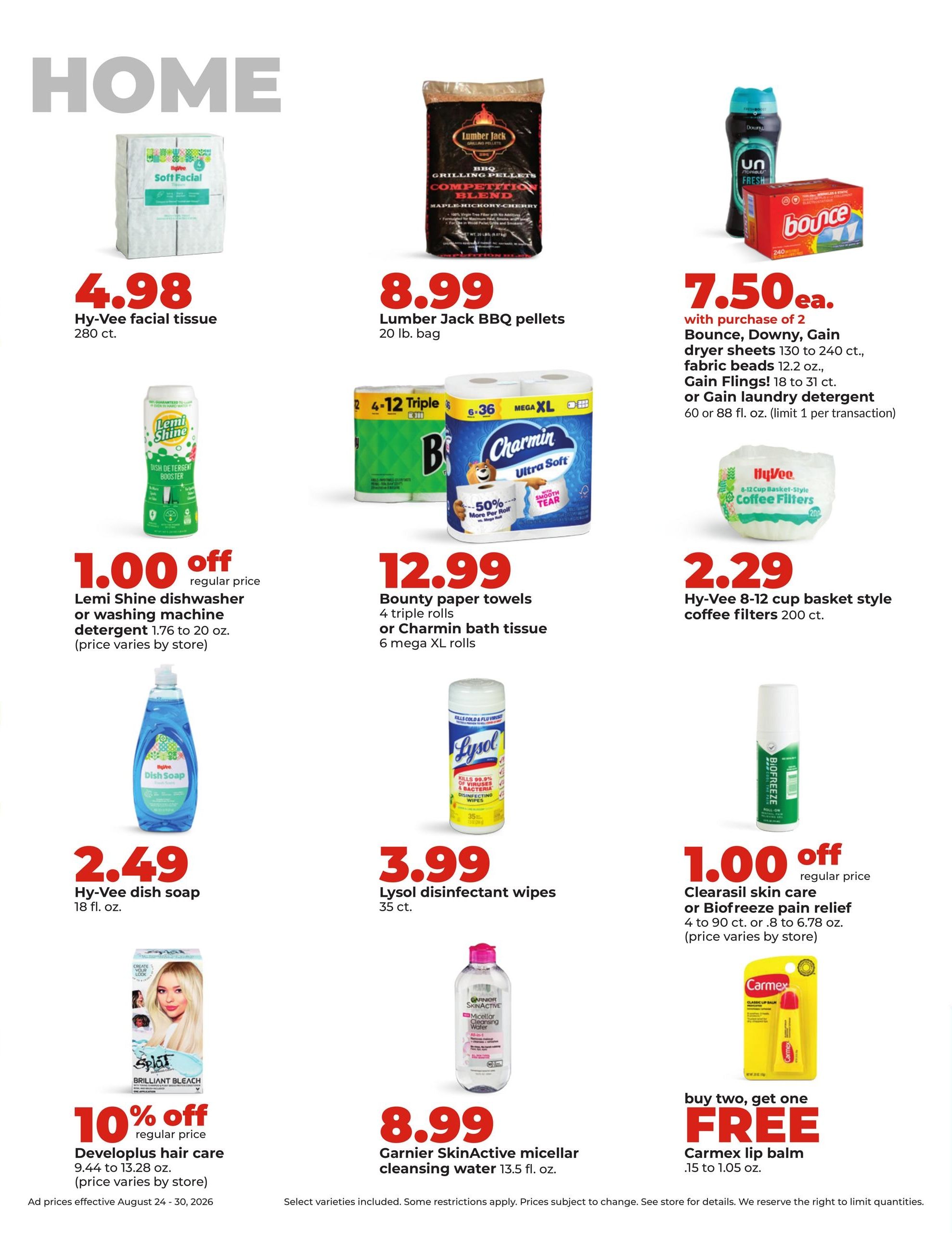 Hy-Vee (Almena Area, KS) Weekly Ad August 24 - 30, 2026