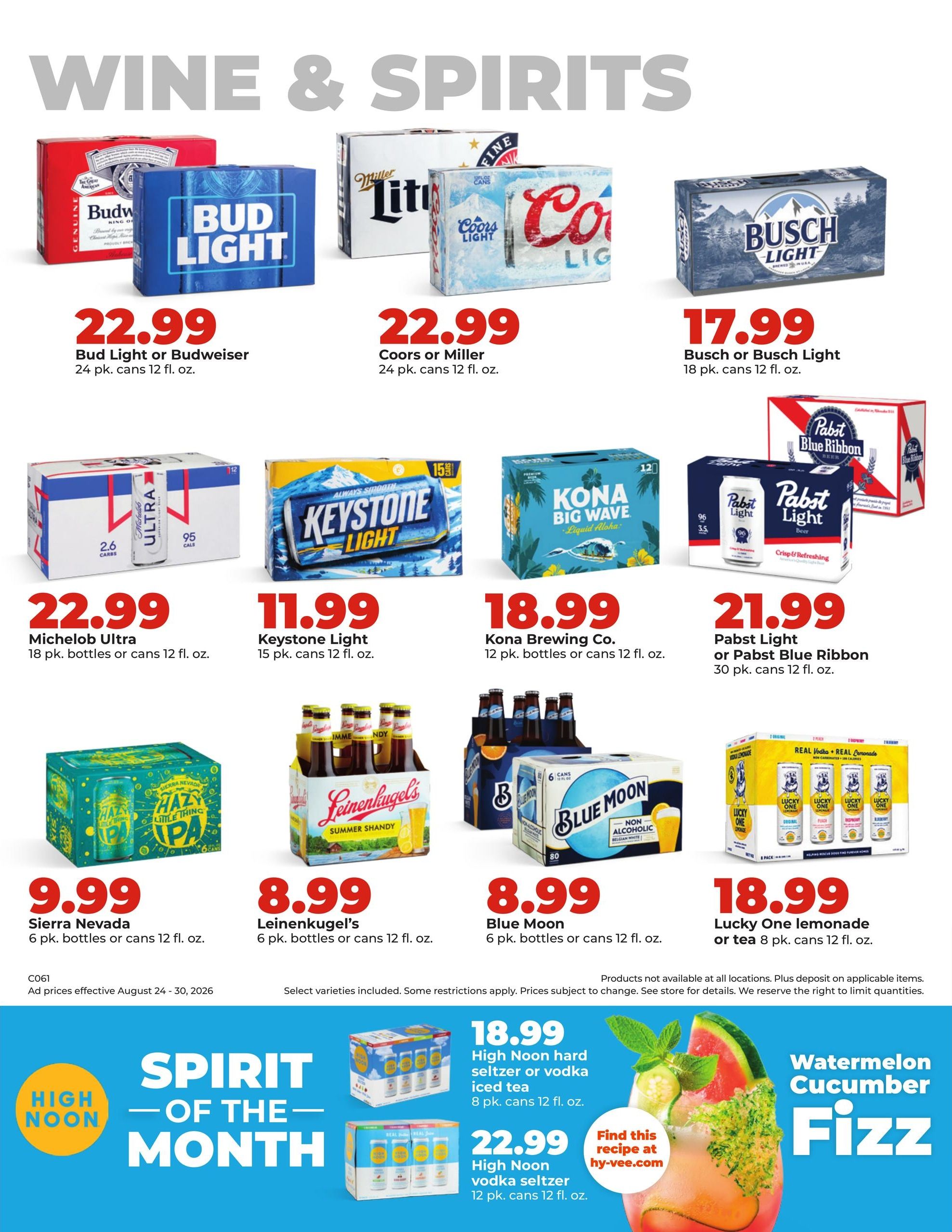 Hy-Vee (Almena Area, KS) Weekly Ad August 24 - 30, 2026