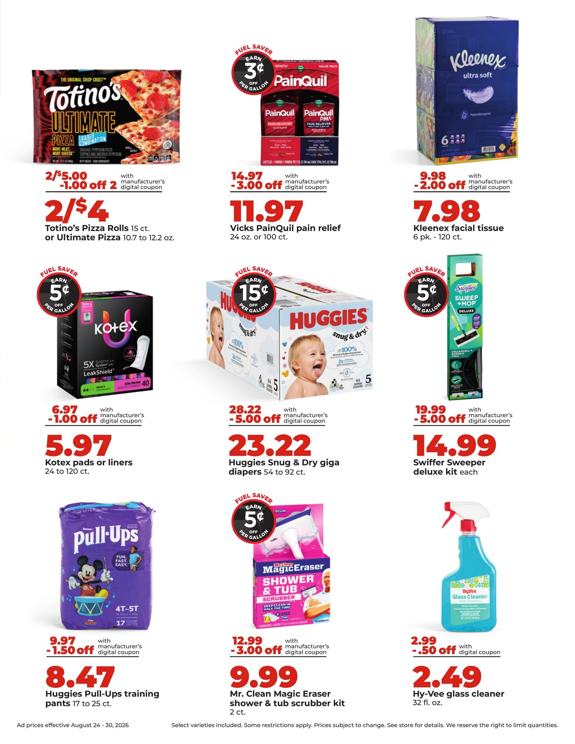 Hy-Vee (Almena Area, KS) Weekly Ad August 24 - 30, 2026