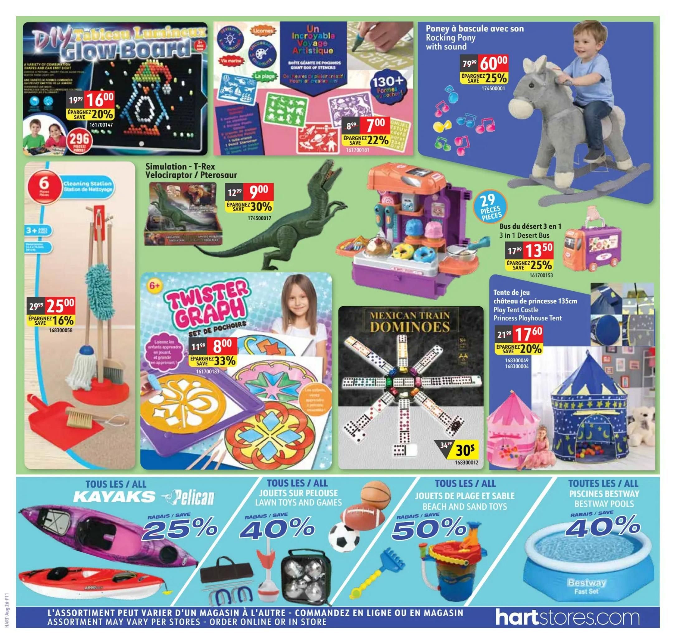 Hart Stores Flyer August 26 to September 1