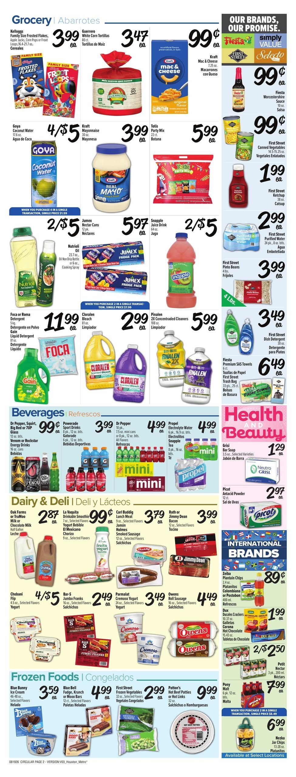 Fiesta Mart Weekly Ad August 19 - 25, 2026