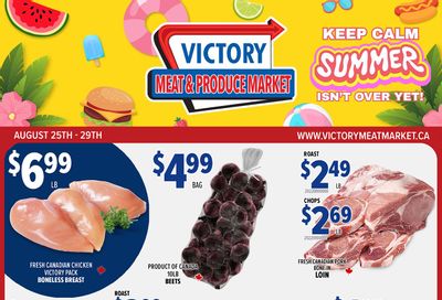 Victory Meat Market Flyer August 25 to 29