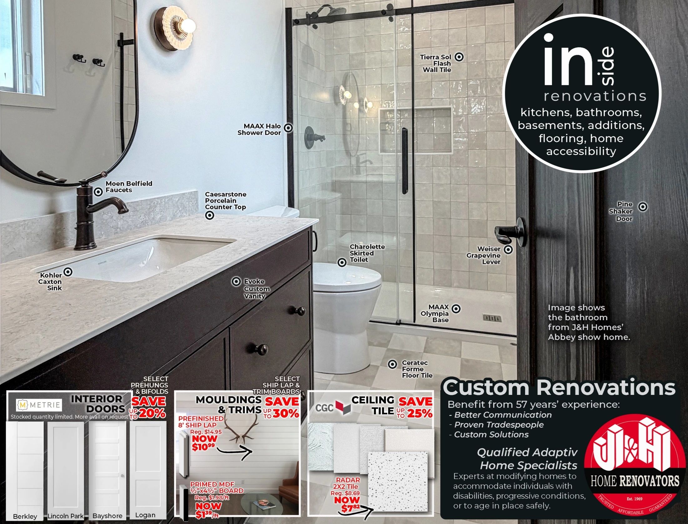 J&H Builder's Warehouse Flyer August 24 to September 19
