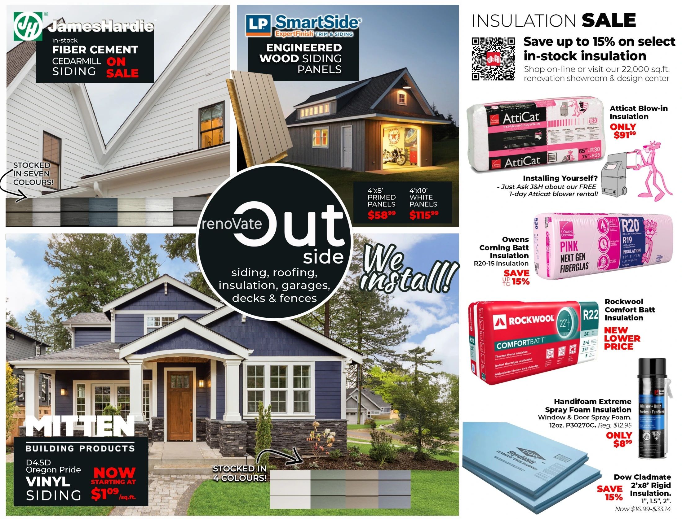 J&H Builder's Warehouse Flyer August 24 to September 19