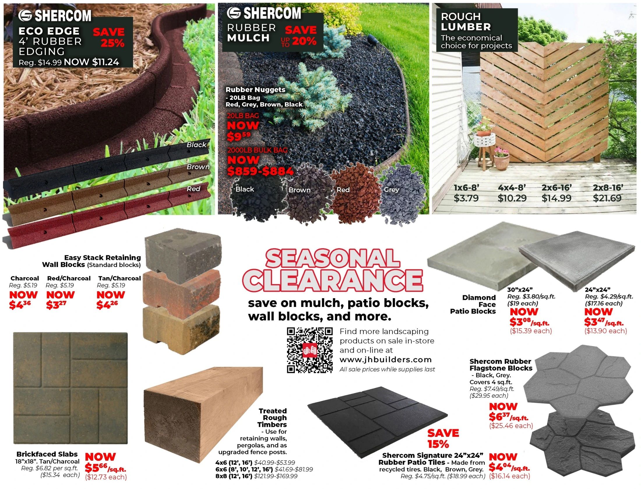 J&H Builder's Warehouse Flyer August 24 to September 19