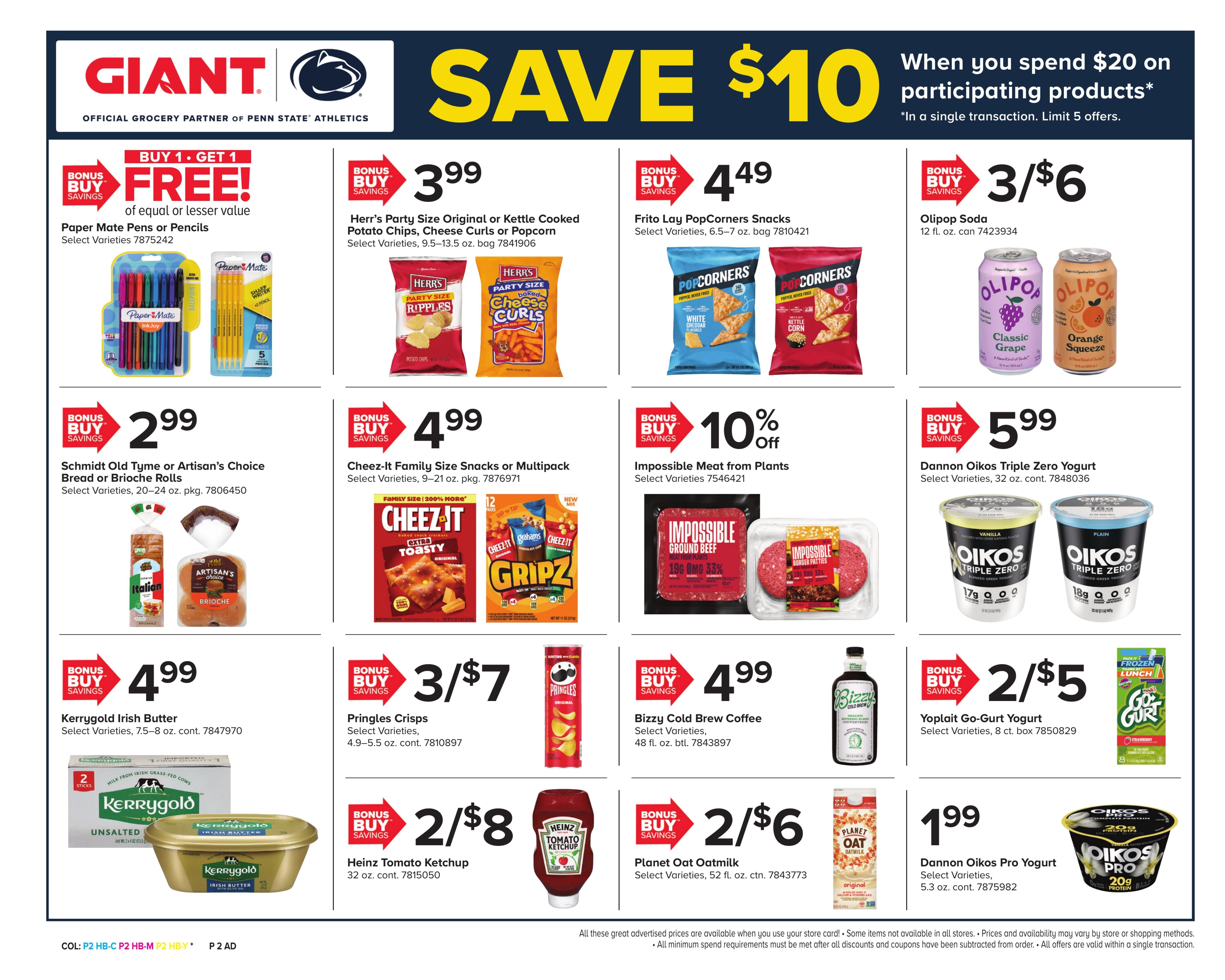 Giant Food Stores (Philadelphia Area, PA) Weekly Ad August 21 - 27, 2026