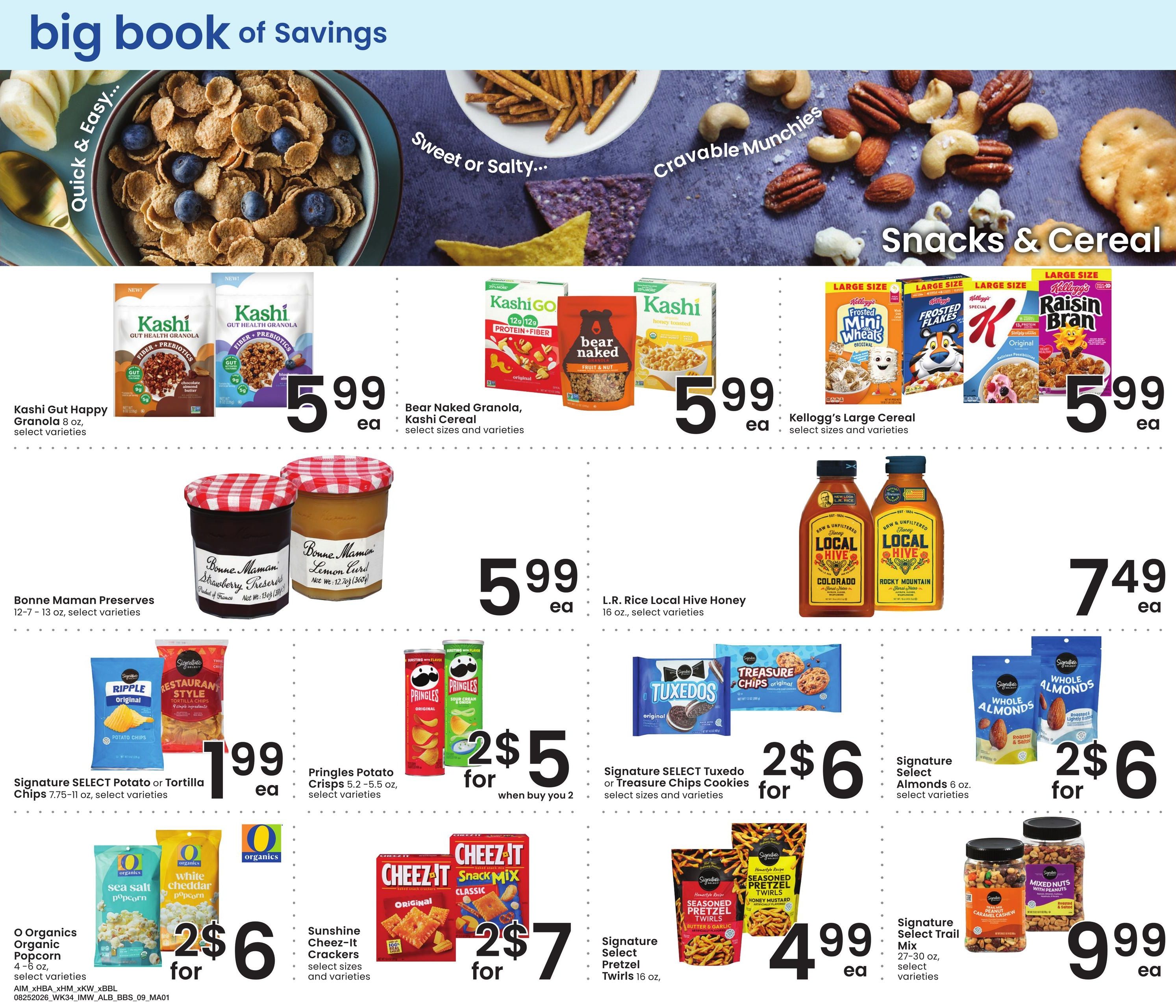 Albertsons (Aberdeen Area, ID) Big Book of Savings Weekly Ad August 25 - September 28, 2026