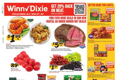 Winn-Dixie (FL, GA) Weekly Ad August 26 - September 1, 2026