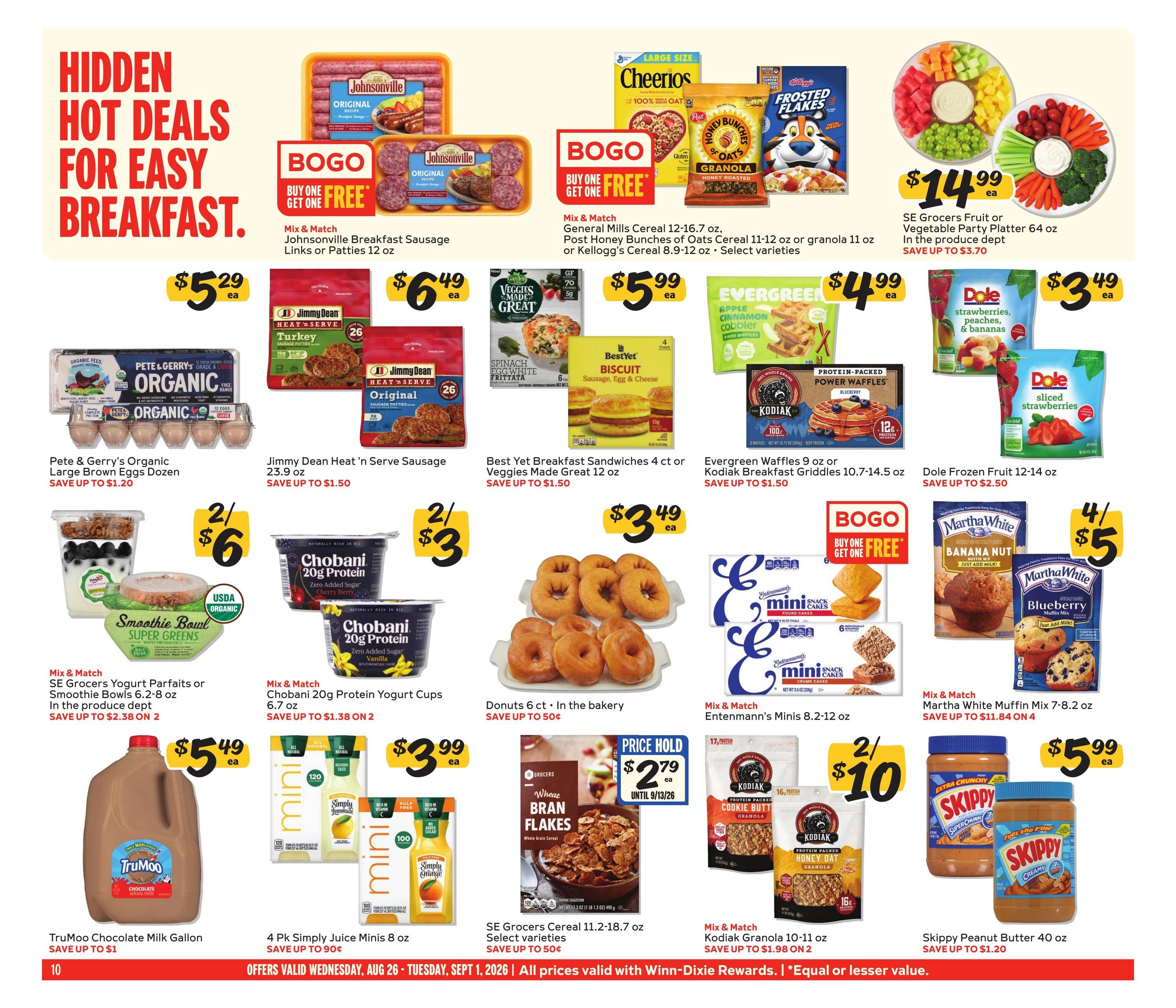 Winn-Dixie (FL, GA) Weekly Ad August 26 - September 1, 2026