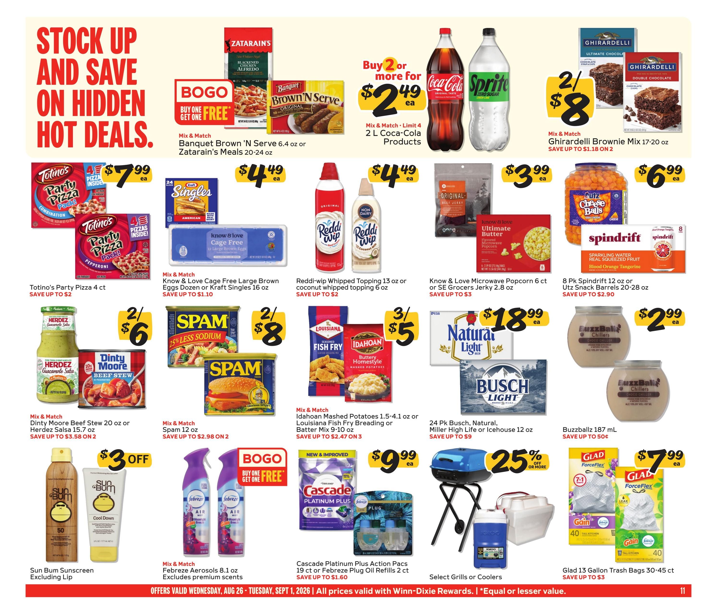Winn-Dixie (FL, GA) Weekly Ad August 26 - September 1, 2026