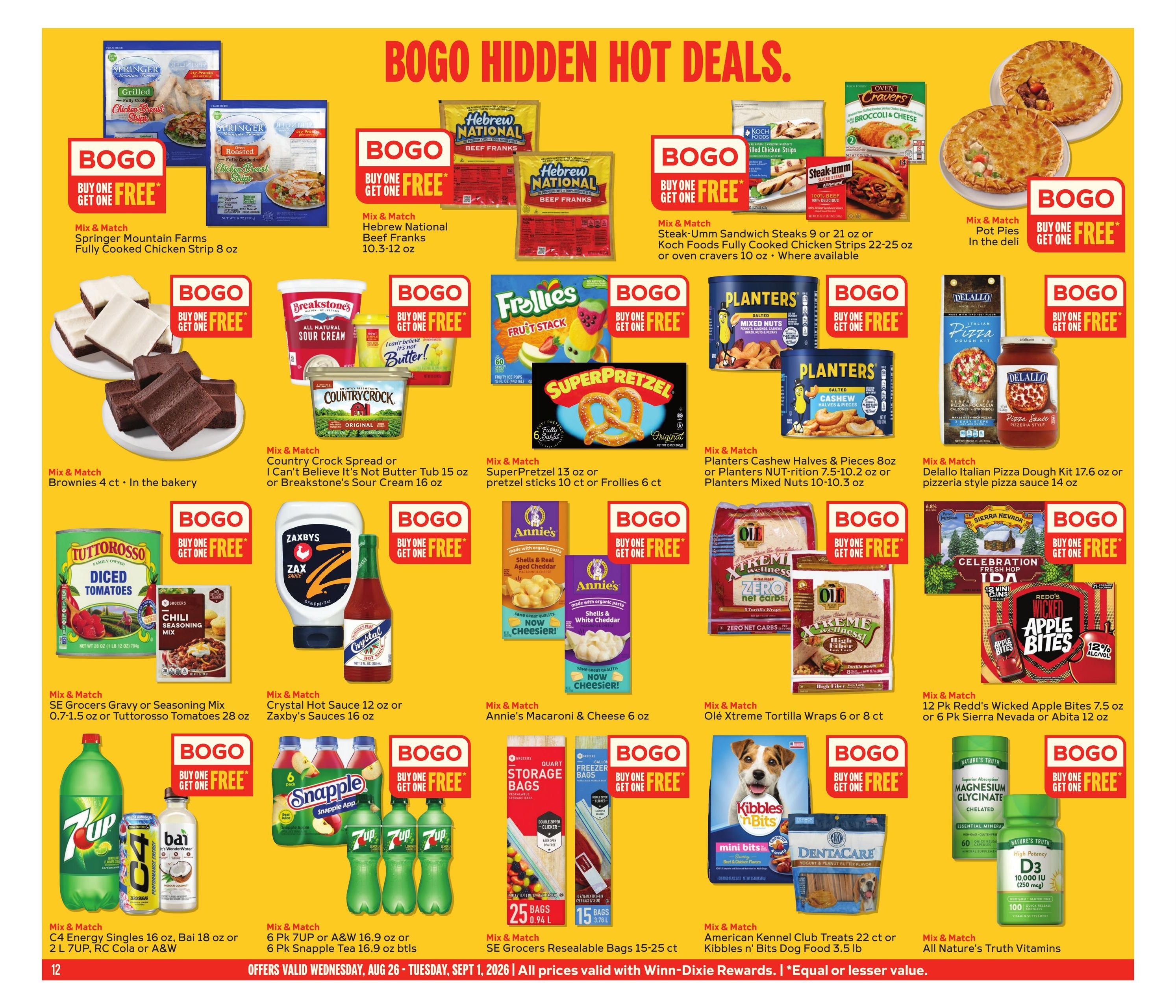 Winn-Dixie (FL, GA) Weekly Ad August 26 - September 1, 2026