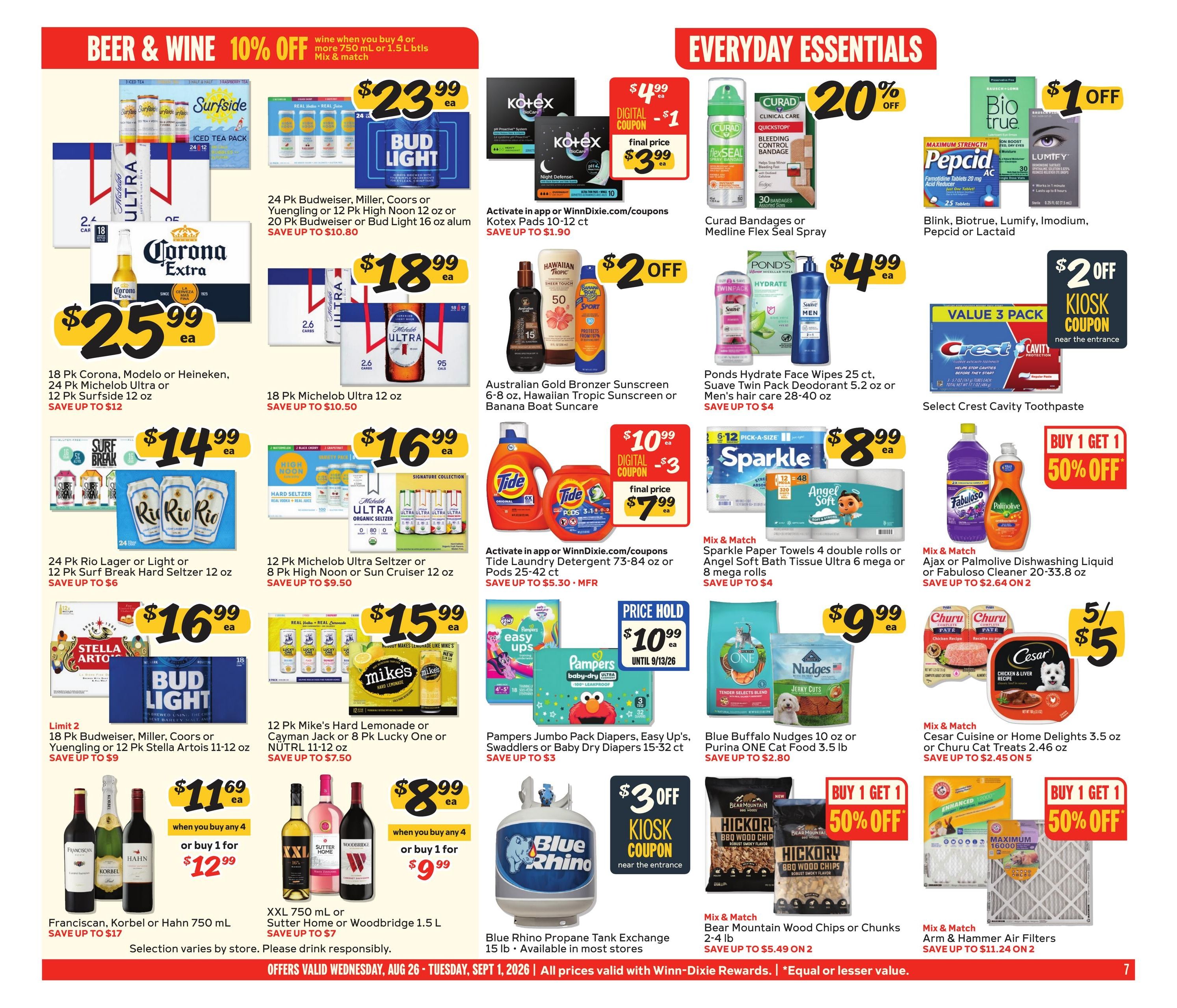 Winn-Dixie (FL, GA) Weekly Ad August 26 - September 1, 2026