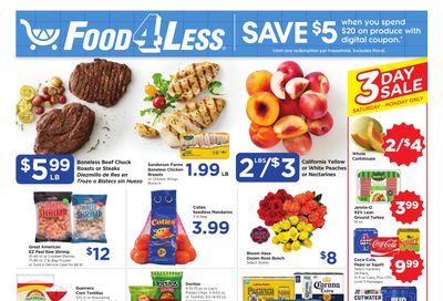 Food 4 Less (CA) California Weekly Ad August 26 - September 1, 2026