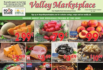 Valley Marketplace Weekly Ad August 26 - September 1, 2026