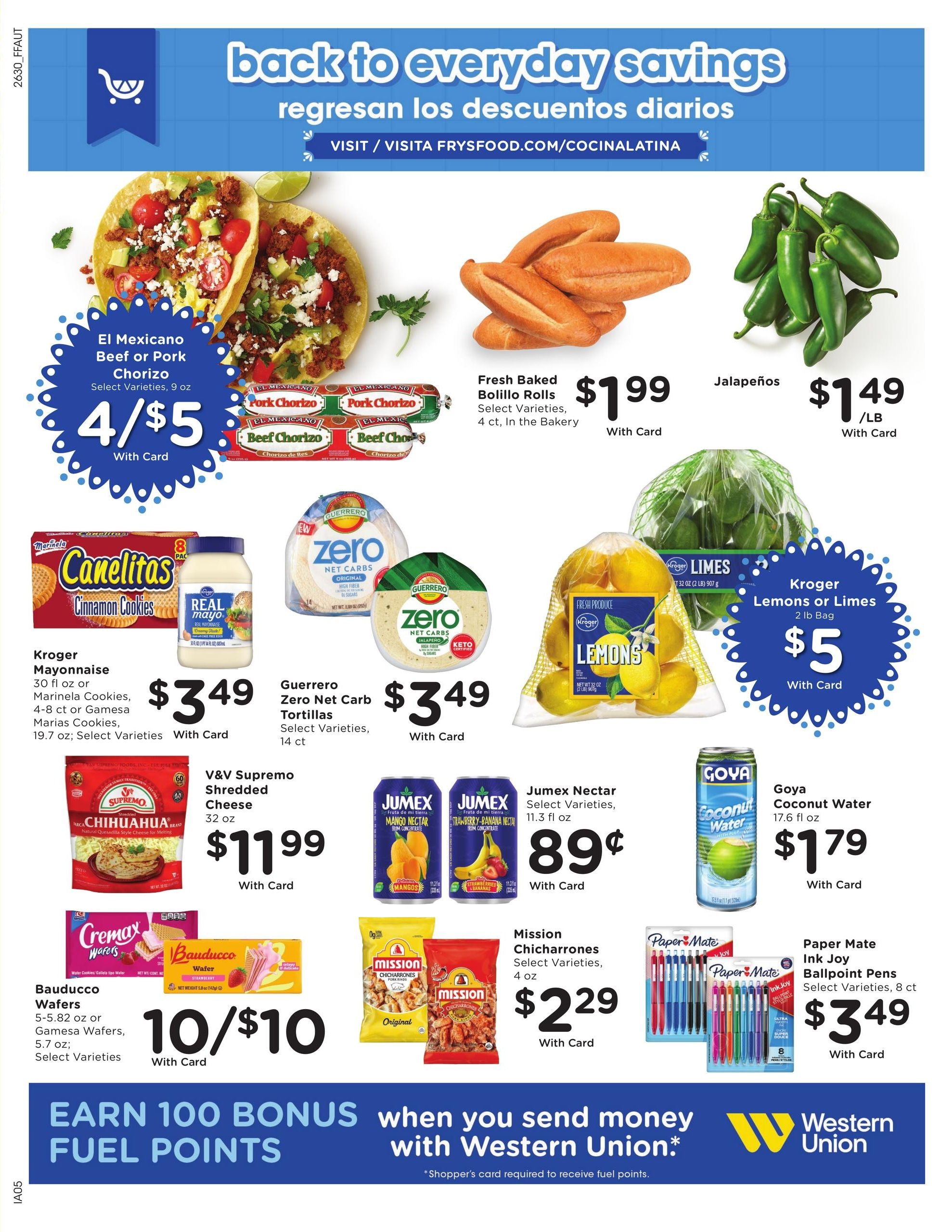 Fry's Food Stores (Flagstaff-Sun City Area, AZ) Weekly Ad August 26 - September 1, 2026