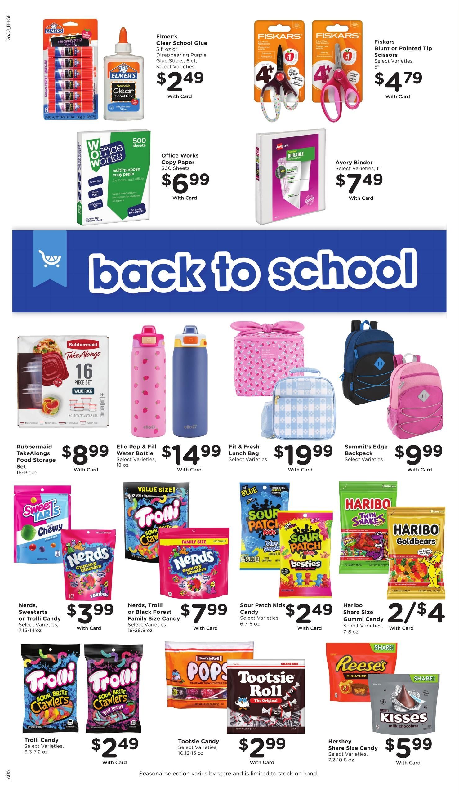 Fry's Food Stores (Flagstaff-Sun City Area, AZ) Weekly Ad August 26 - September 1, 2026