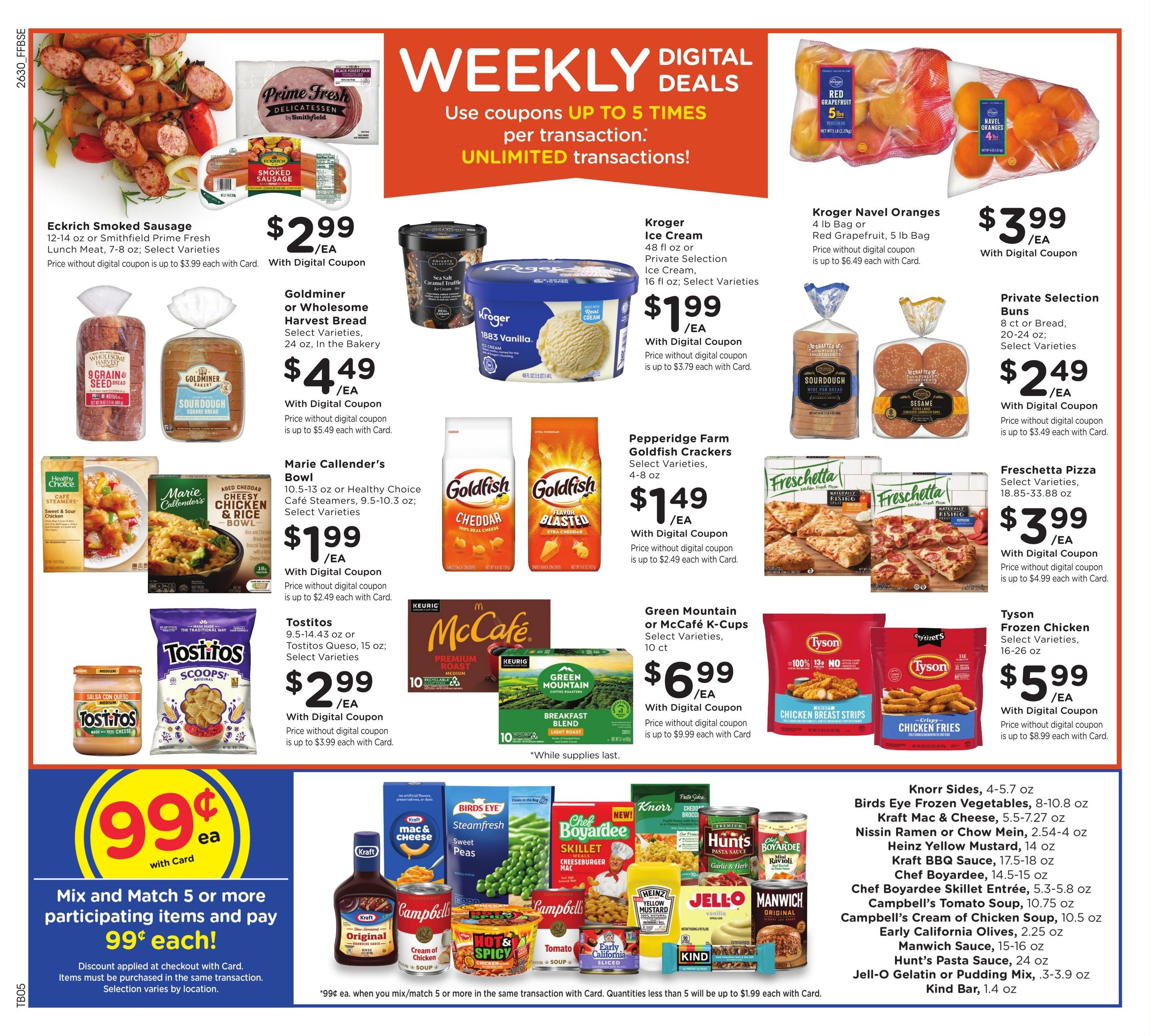 Fry's Food Stores (Flagstaff-Sun City Area, AZ) Weekly Ad August 26 - September 1, 2026