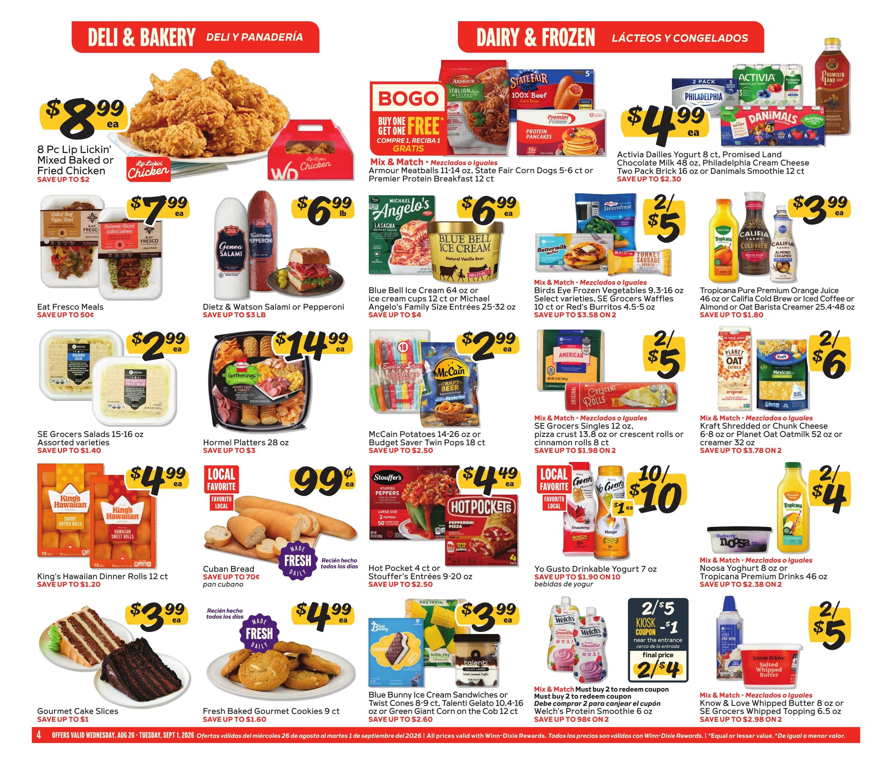 Winn-Dixie (Boca Raton Area, FL) Weekly Ad August 26 - September 1, 2026