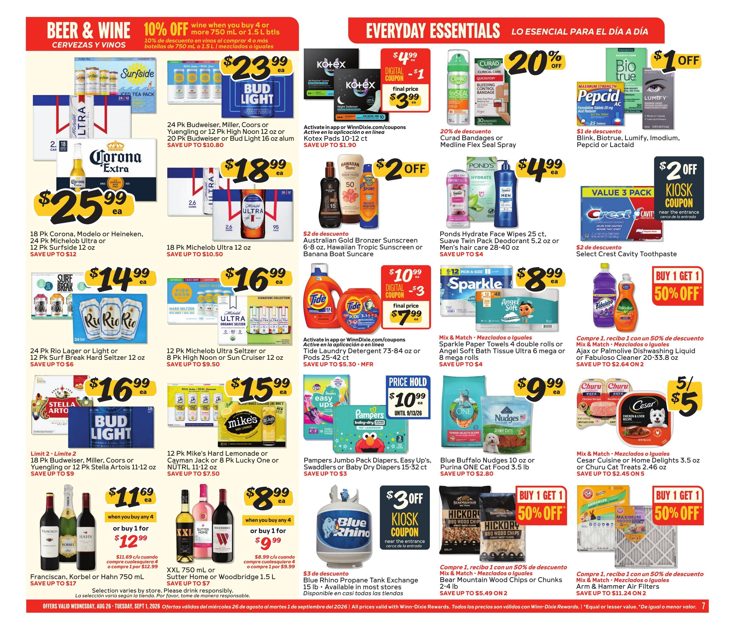 Winn-Dixie (Boca Raton Area, FL) Weekly Ad August 26 - September 1, 2026