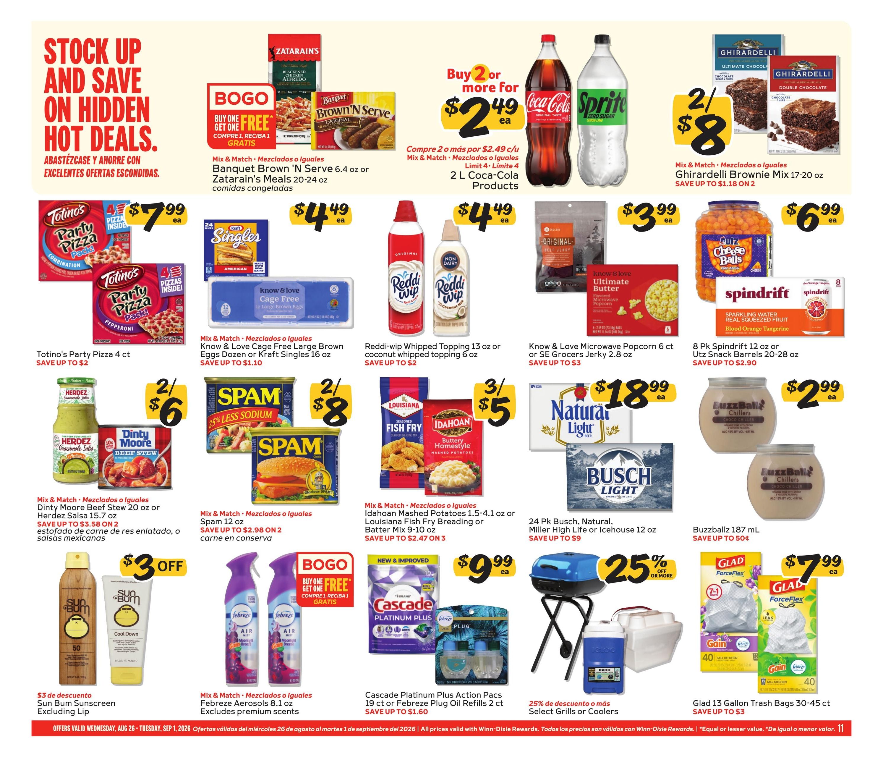 Winn-Dixie (Cocoa Beach Area, FL) Weekly Ad August 26 - September 1, 2026