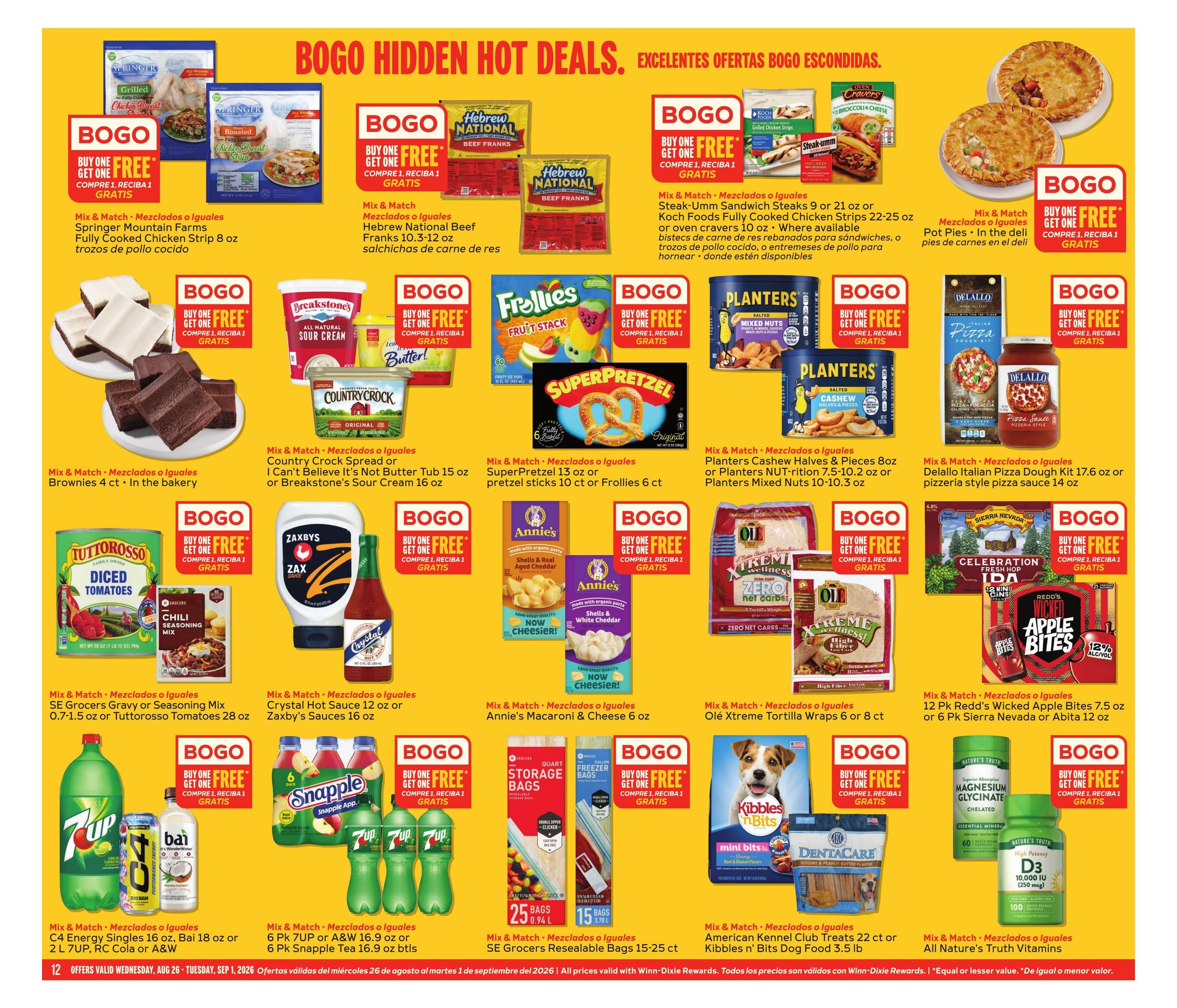Winn-Dixie (Cocoa Beach Area, FL) Weekly Ad August 26 - September 1, 2026
