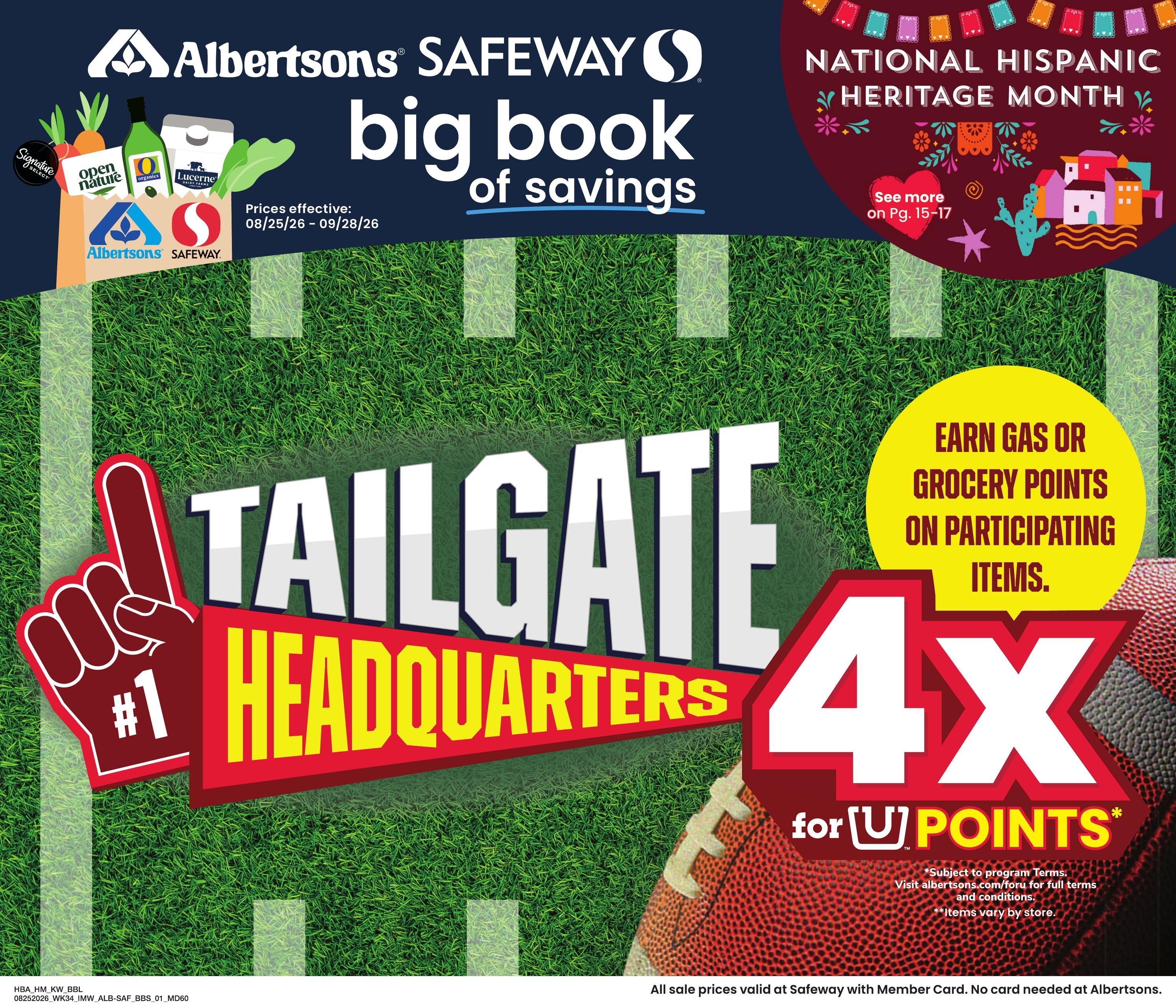 Albertsons (MT) Big Book of Savings Weekly Ad August 25 - September 28, 2026