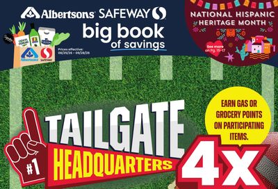 Albertsons (MT) Big Book of Savings Weekly Ad August 25 - September 28, 2026
