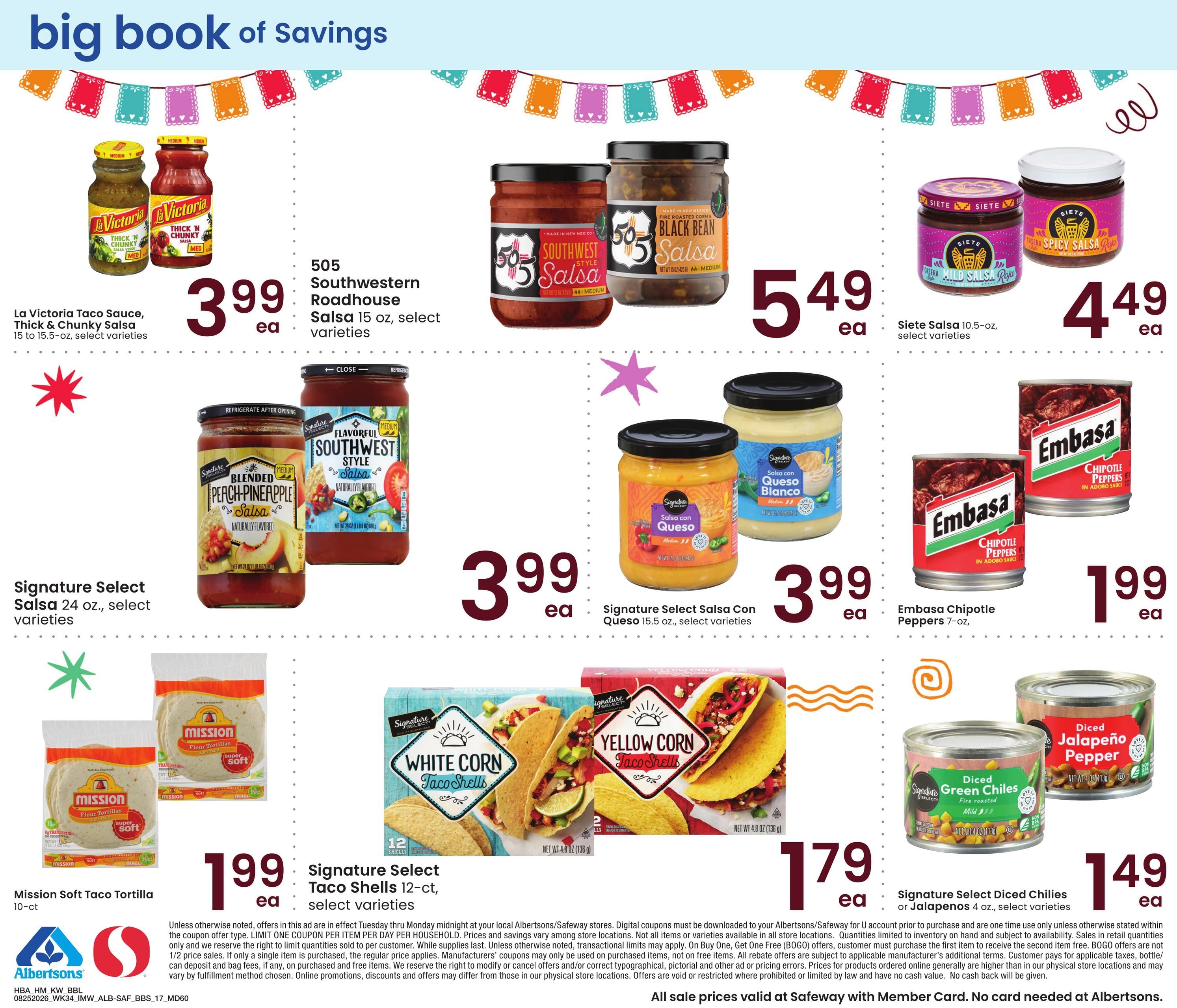 Albertsons (MT) Big Book of Savings Weekly Ad August 25 - September 28, 2026