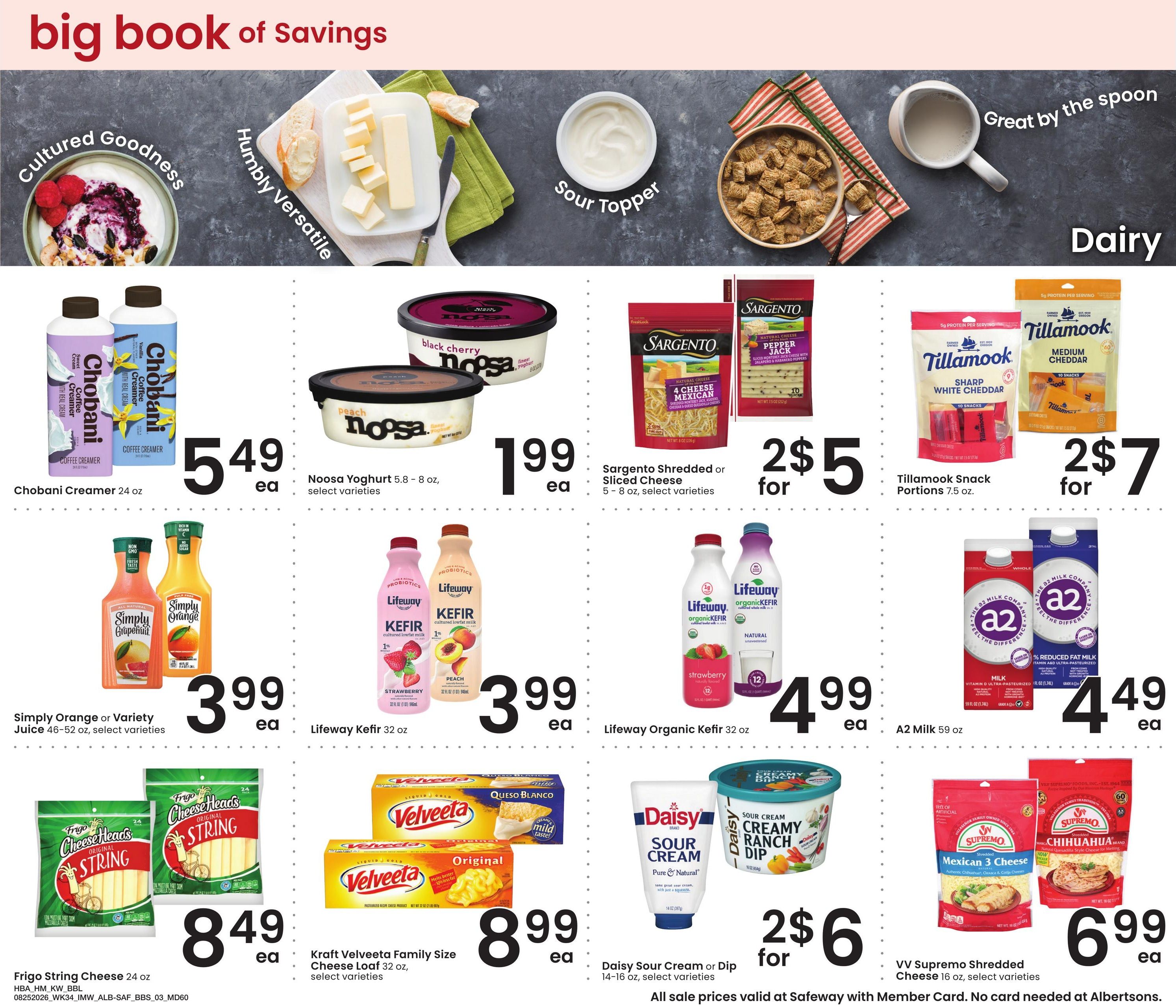 Albertsons (MT) Big Book of Savings Weekly Ad August 25 - September 28, 2026