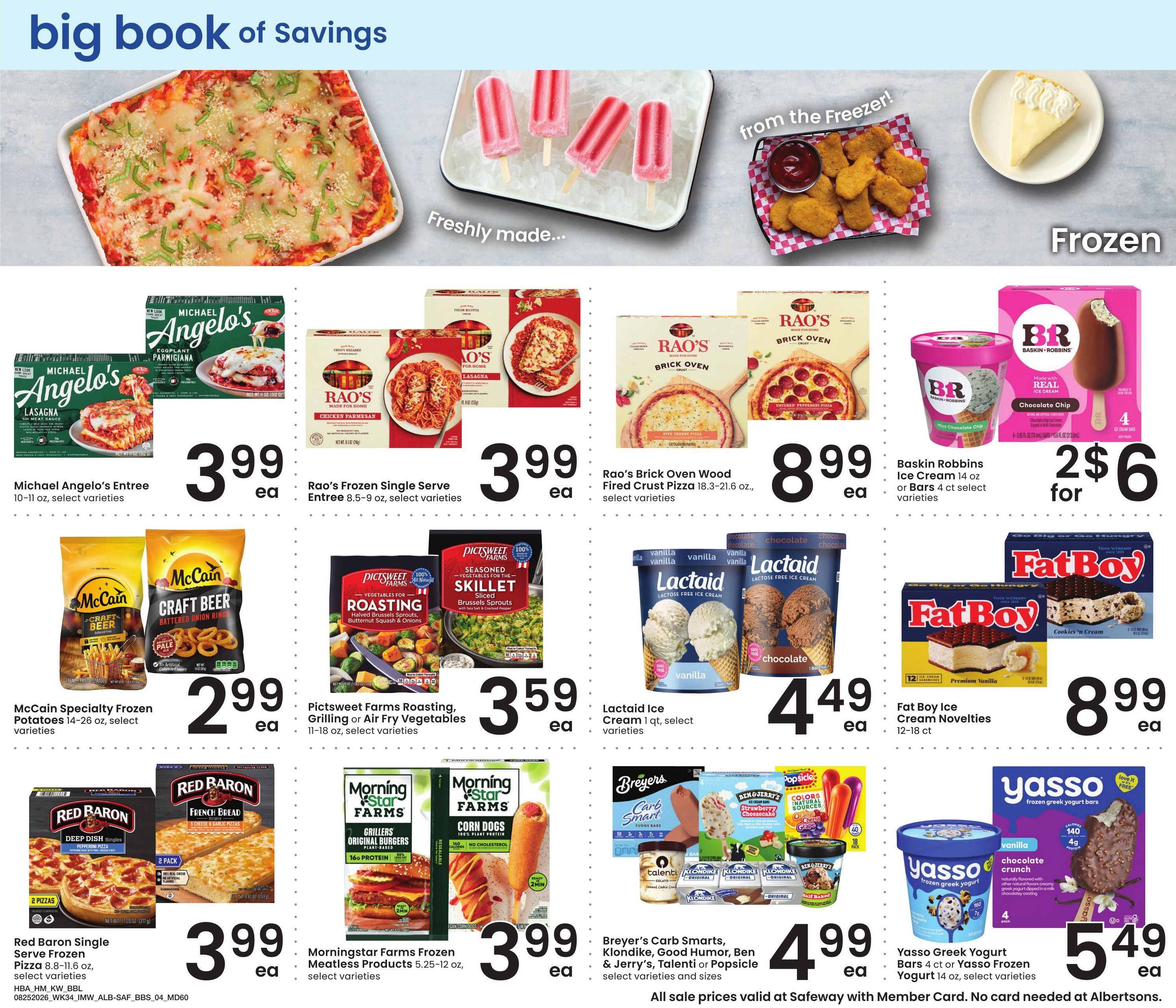 Albertsons (MT) Big Book of Savings Weekly Ad August 25 - September 28, 2026