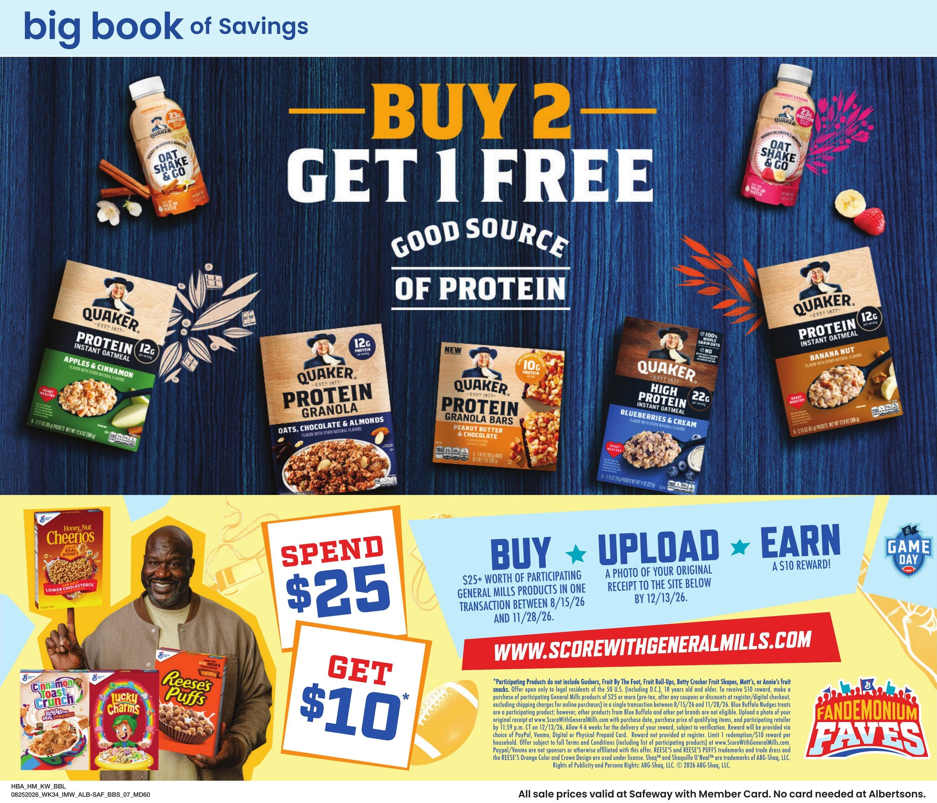 Albertsons (MT) Big Book of Savings Weekly Ad August 25 - September 28, 2026