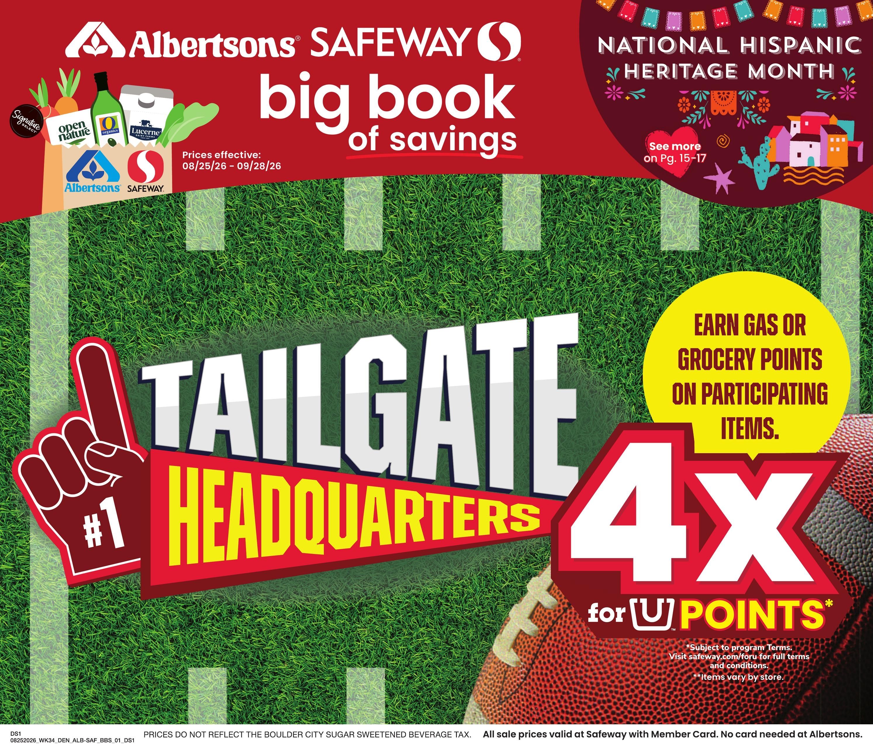 Albertsons (CO, WY) Big Book of Savings Weekly Ad August 25 - September 28, 2026