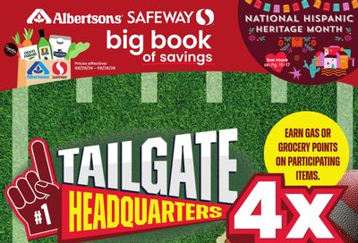 Albertsons (CO, WY) Big Book of Savings Weekly Ad August 25 - September 28, 2026