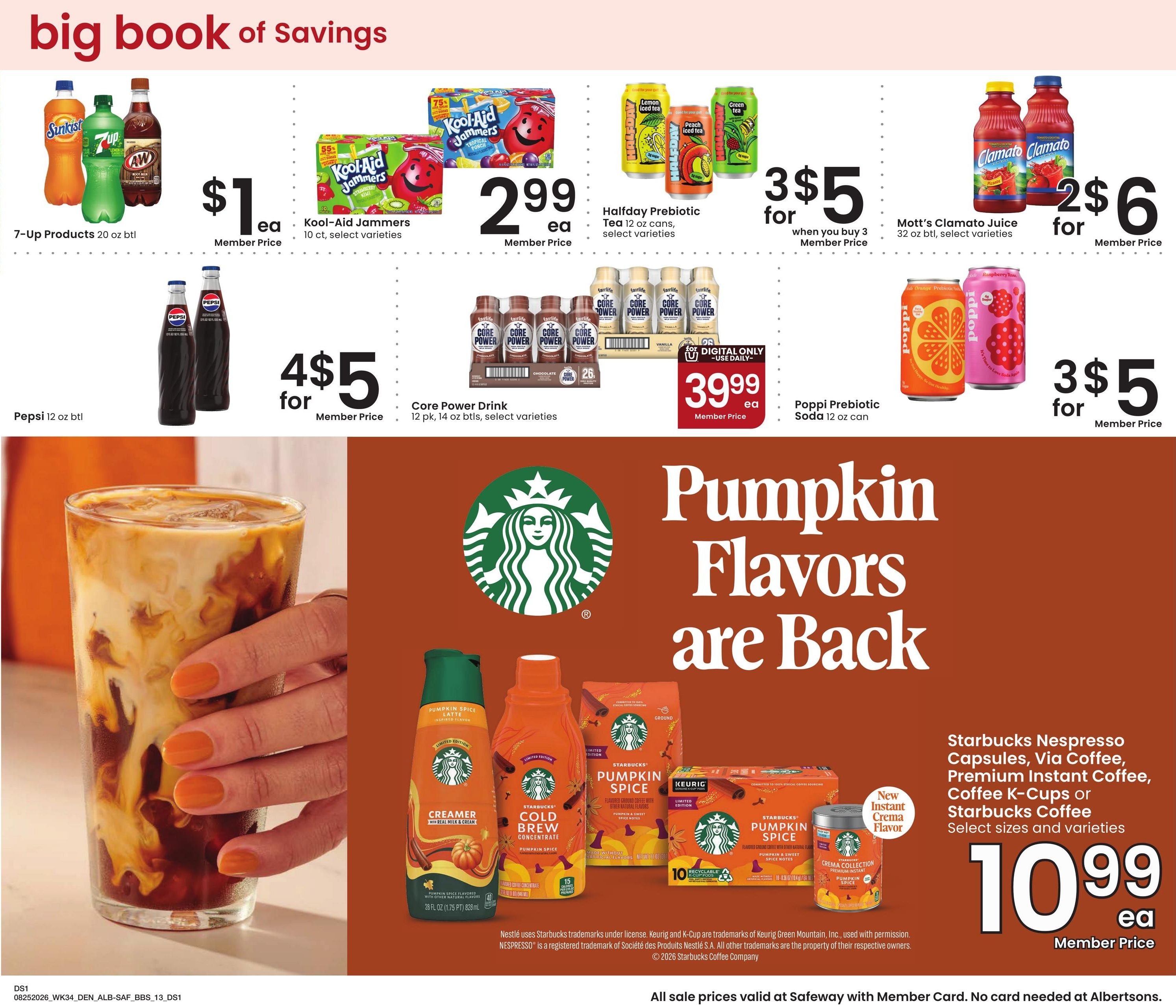 Albertsons (CO, WY) Big Book of Savings Weekly Ad August 25 - September 28, 2026