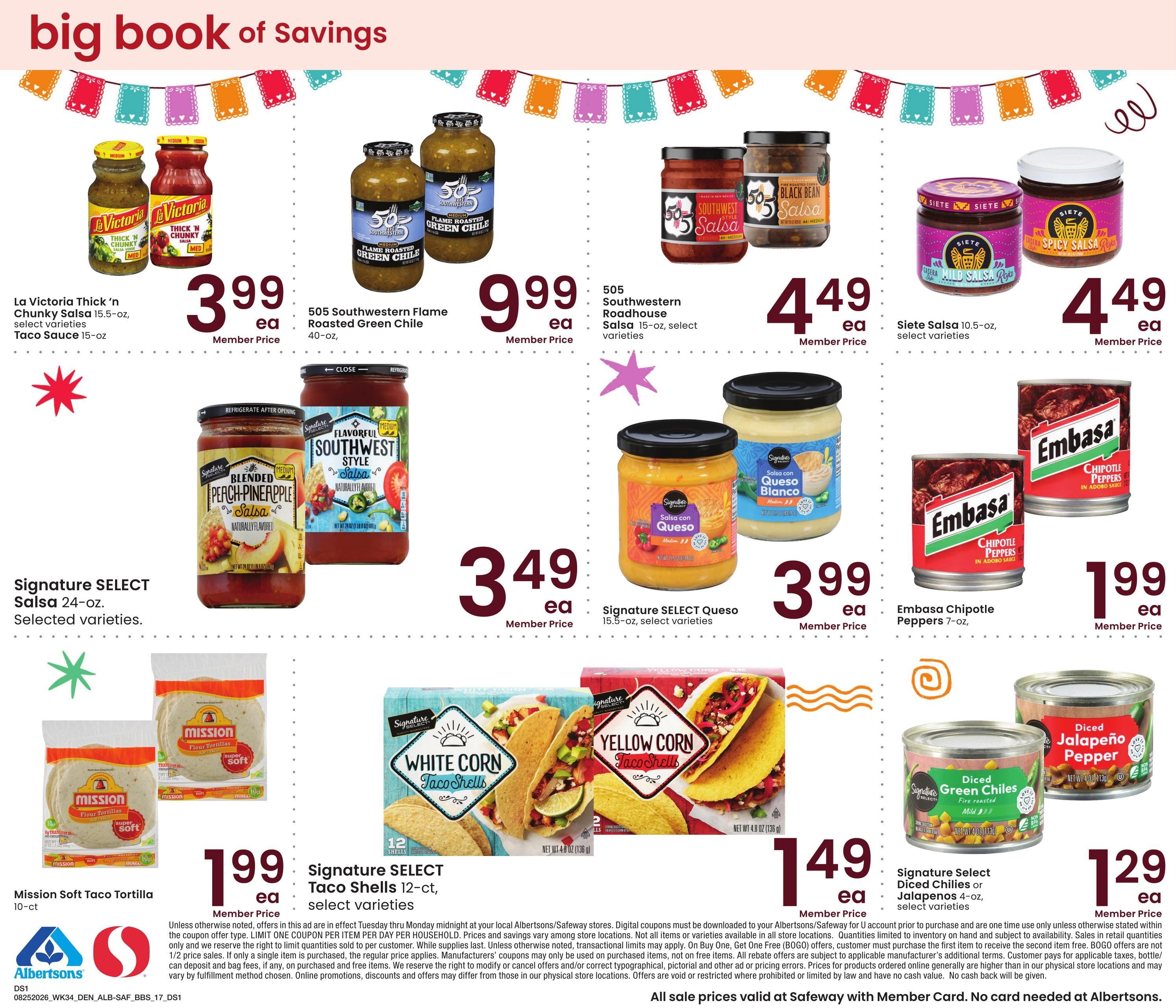 Albertsons (CO, WY) Big Book of Savings Weekly Ad August 25 - September 28, 2026