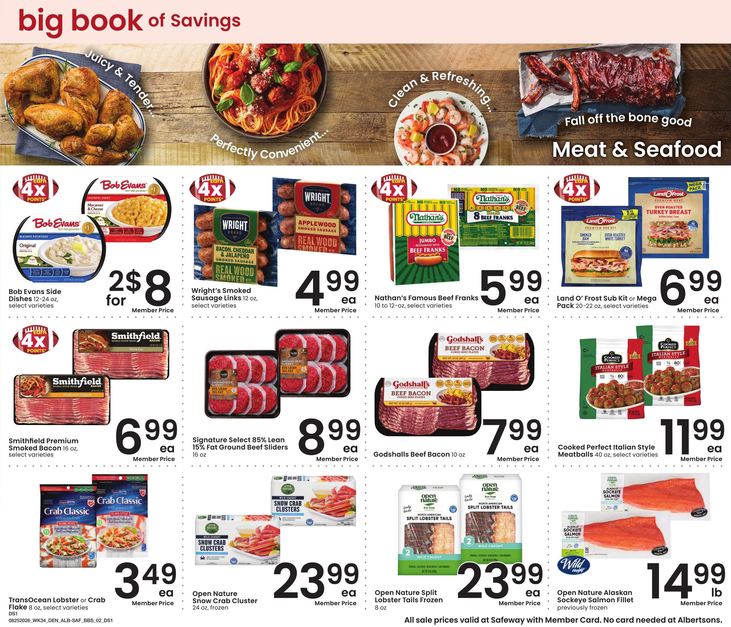Albertsons (CO, WY) Big Book of Savings Weekly Ad August 25 - September 28, 2026