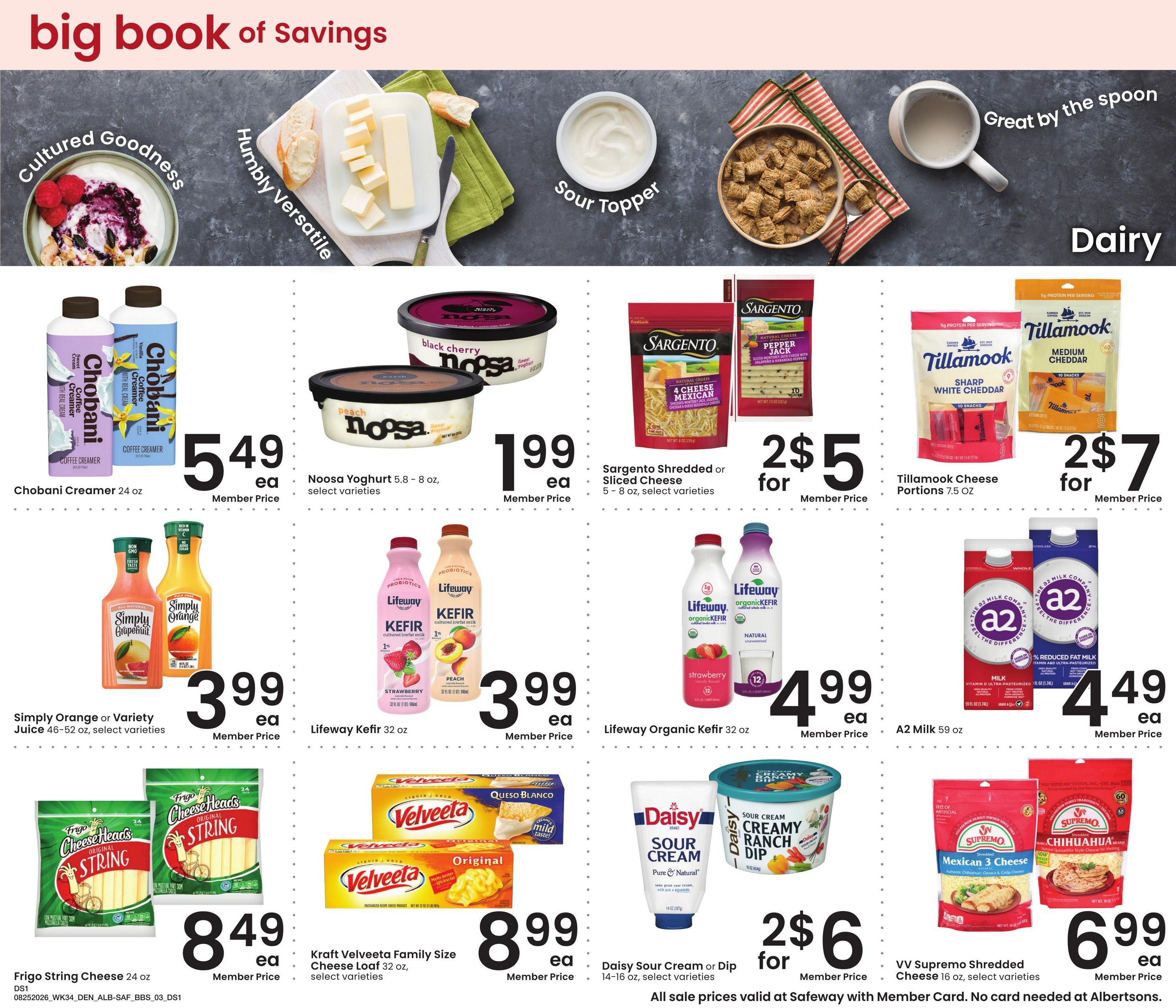 Albertsons (CO, WY) Big Book of Savings Weekly Ad August 25 - September 28, 2026