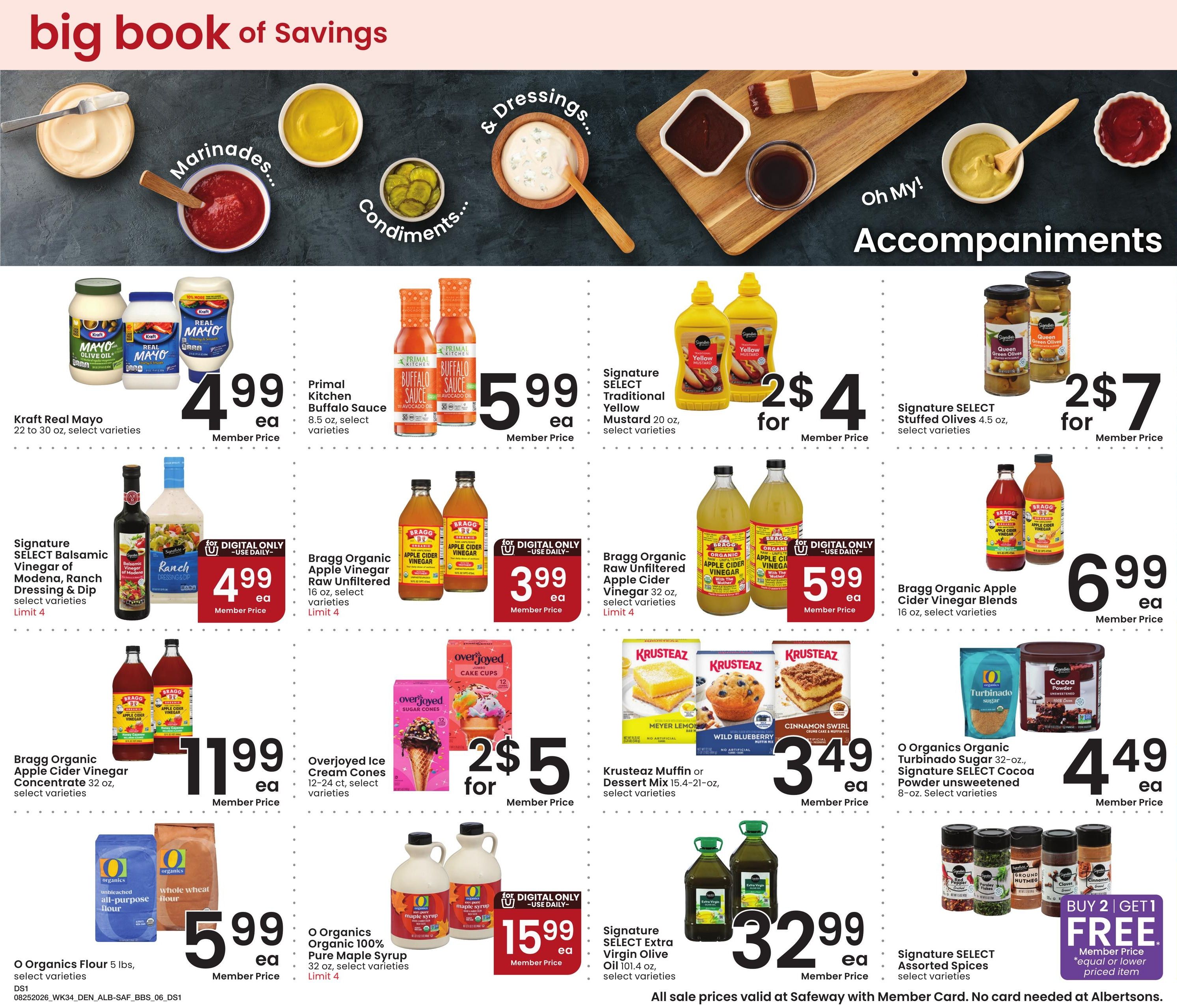 Albertsons (CO, WY) Big Book of Savings Weekly Ad August 25 - September 28, 2026