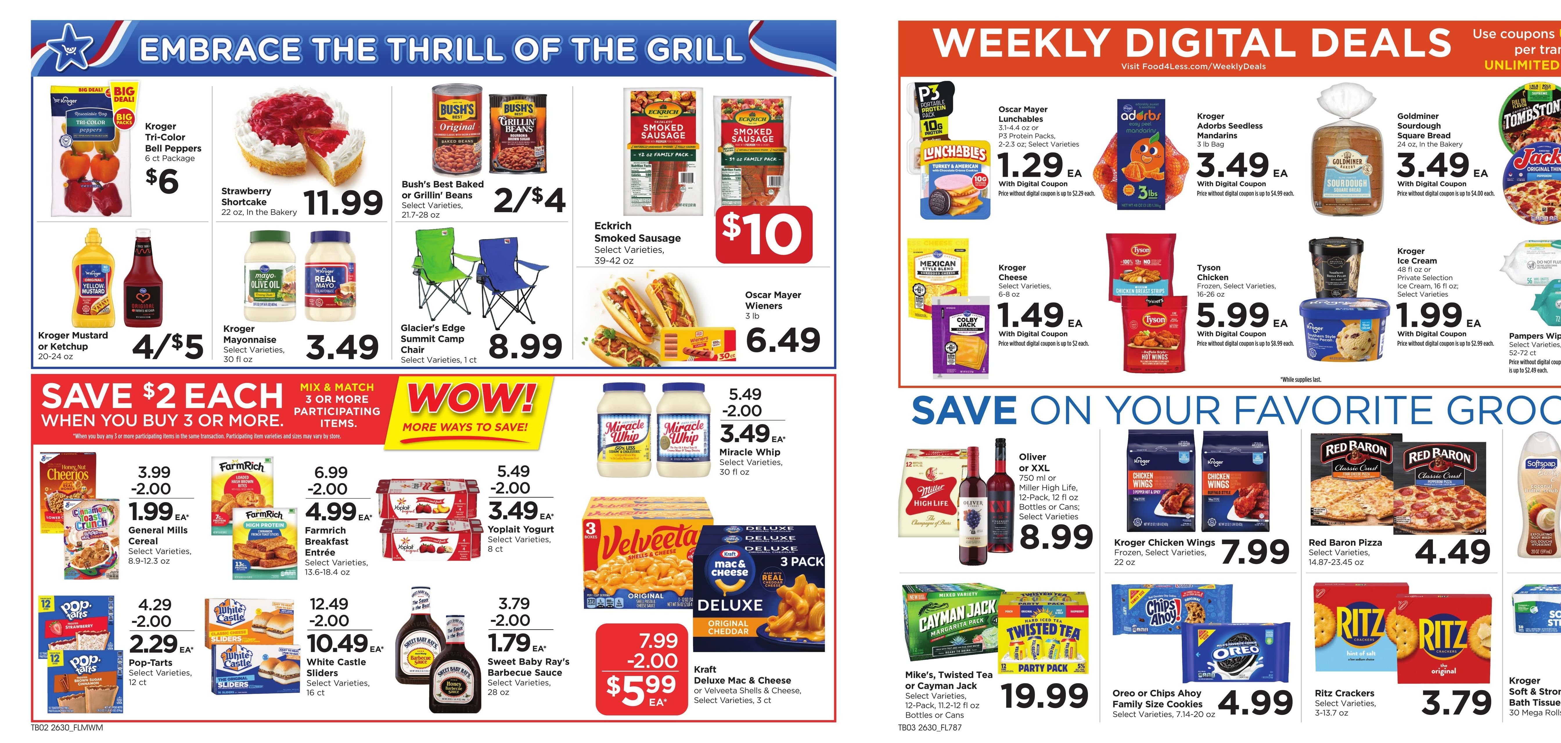 Food 4 Less (Hammond–Schererville Area, IN) Chicago Weekly Ad August 26 - September 1, 2026