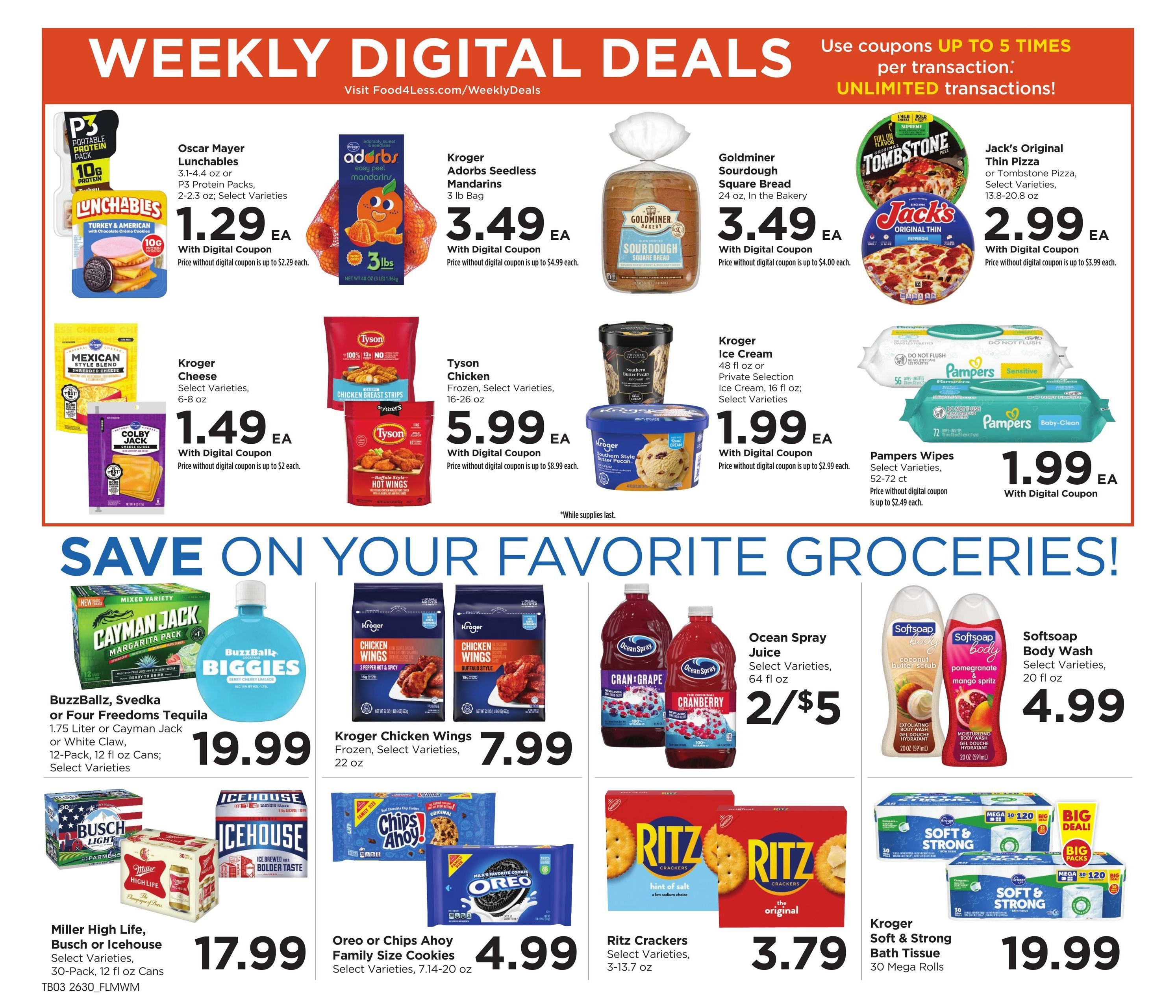 Food 4 Less (Chicago–Lyons Area, IL) Chicago Weekly Ad August 26 - September 1, 2026