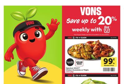 Vons (Fresno–Laton Area, CA) Weekly Ad August 26 - September 1, 2026