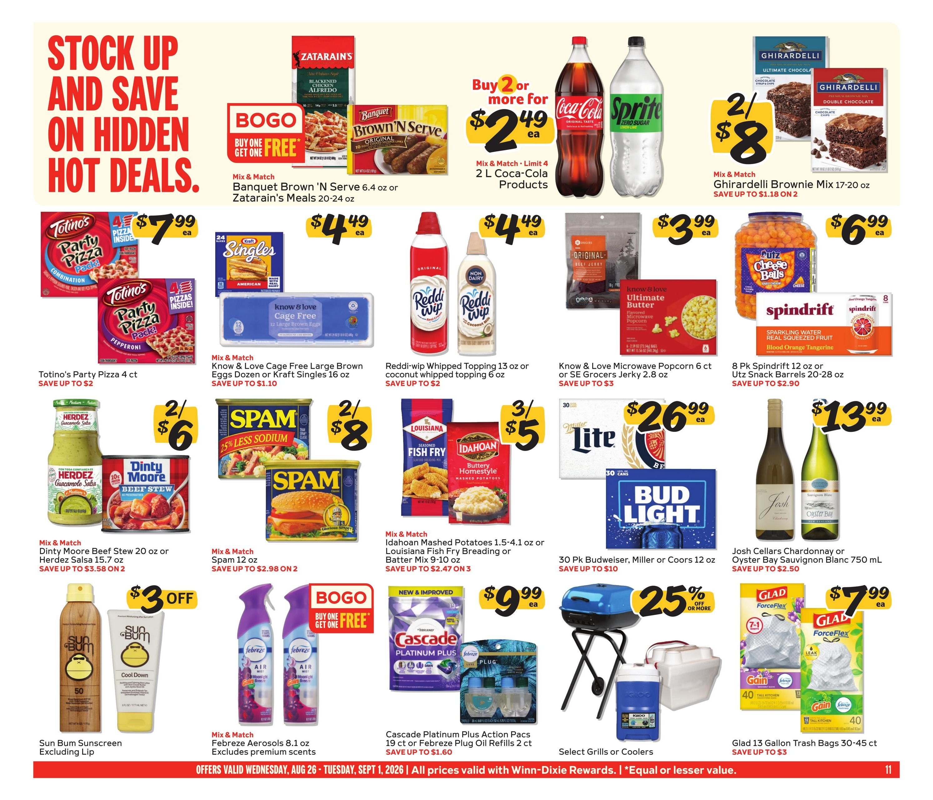 Winn-Dixie (GA) Weekly Ad August 26 - September 1, 2026