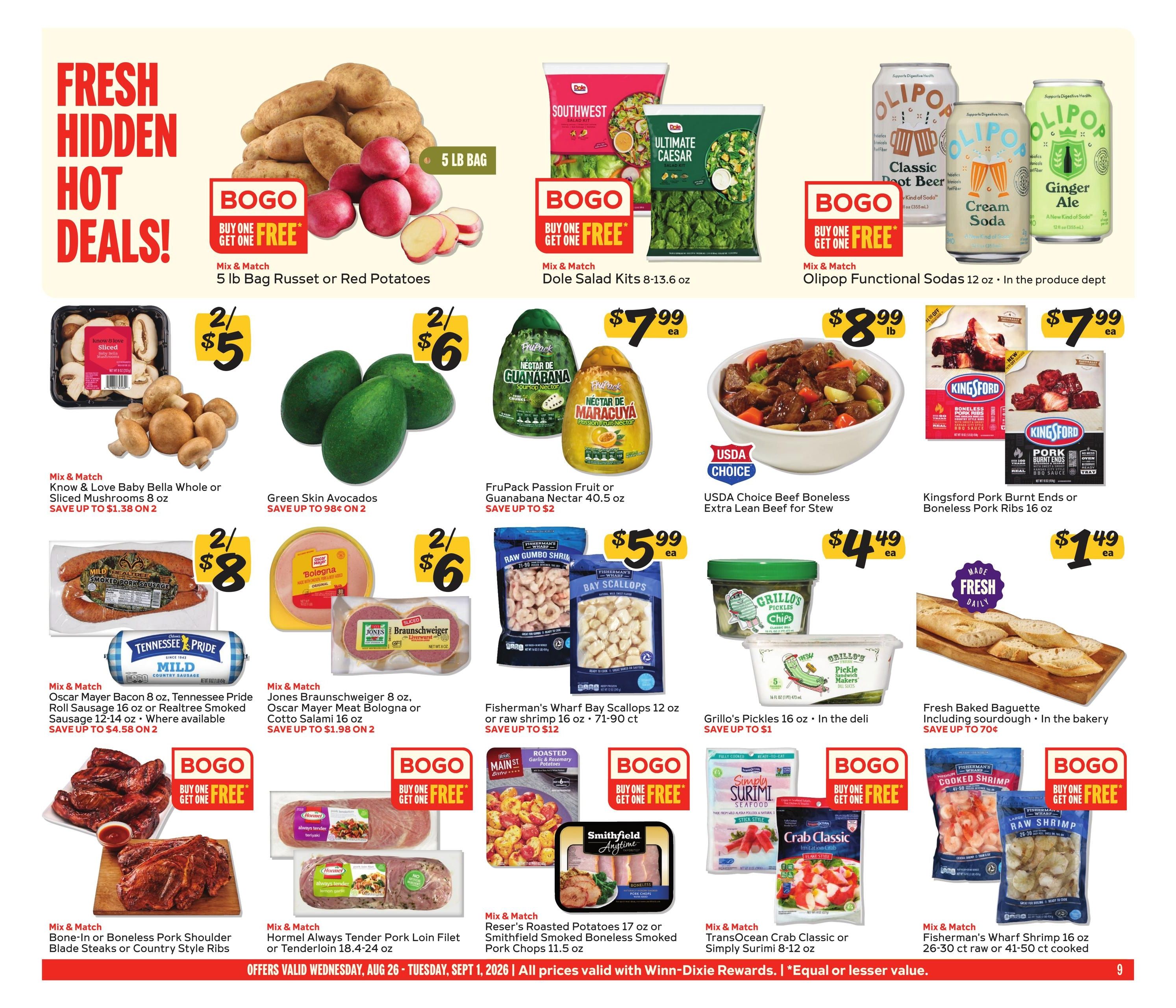 Winn-Dixie (GA) Weekly Ad August 26 - September 1, 2026