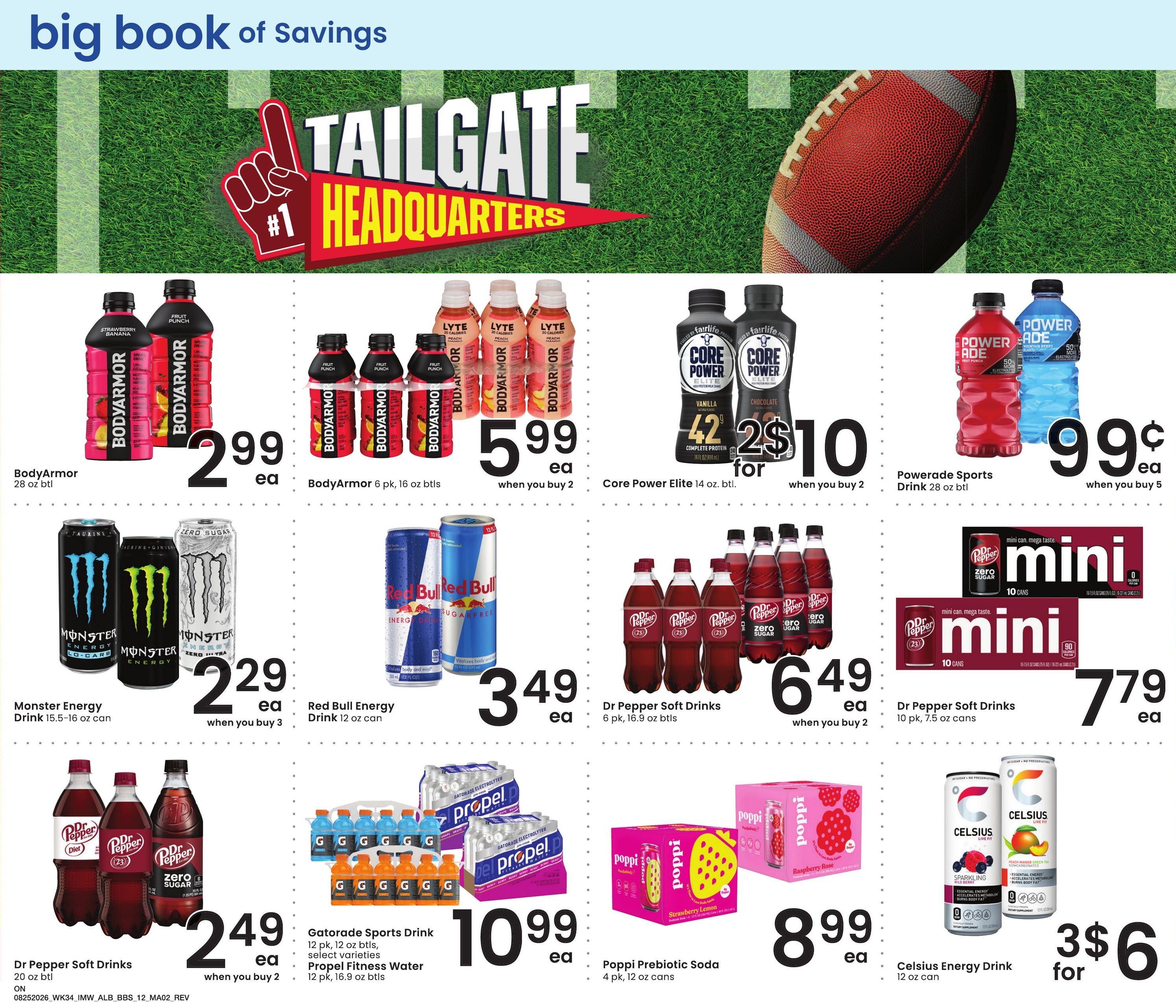 Albertsons (Ontario Area, OR) Big Book of Savings Weekly Ad August 25 - September 28, 2026