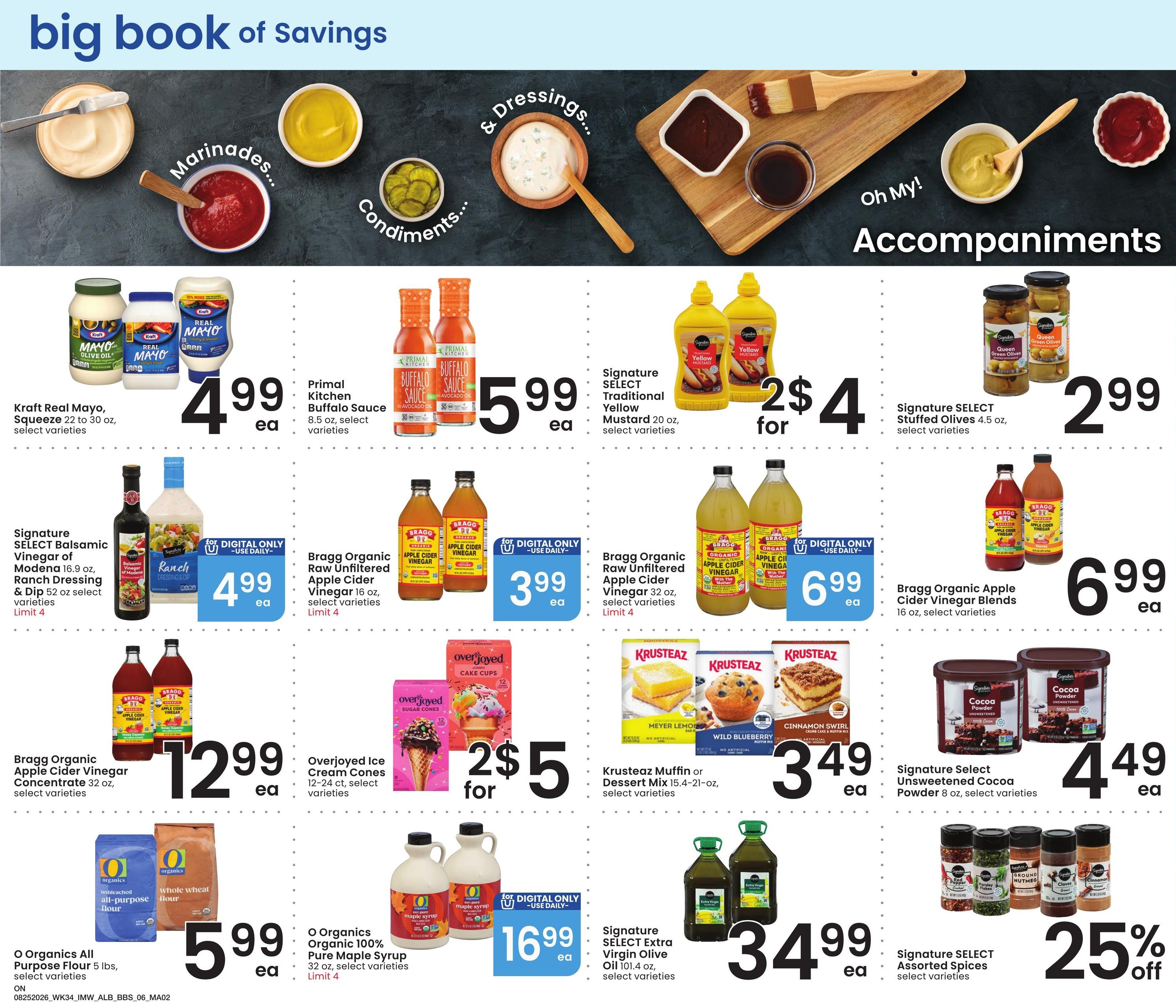 Albertsons (Ontario Area, OR) Big Book of Savings Weekly Ad August 25 - September 28, 2026