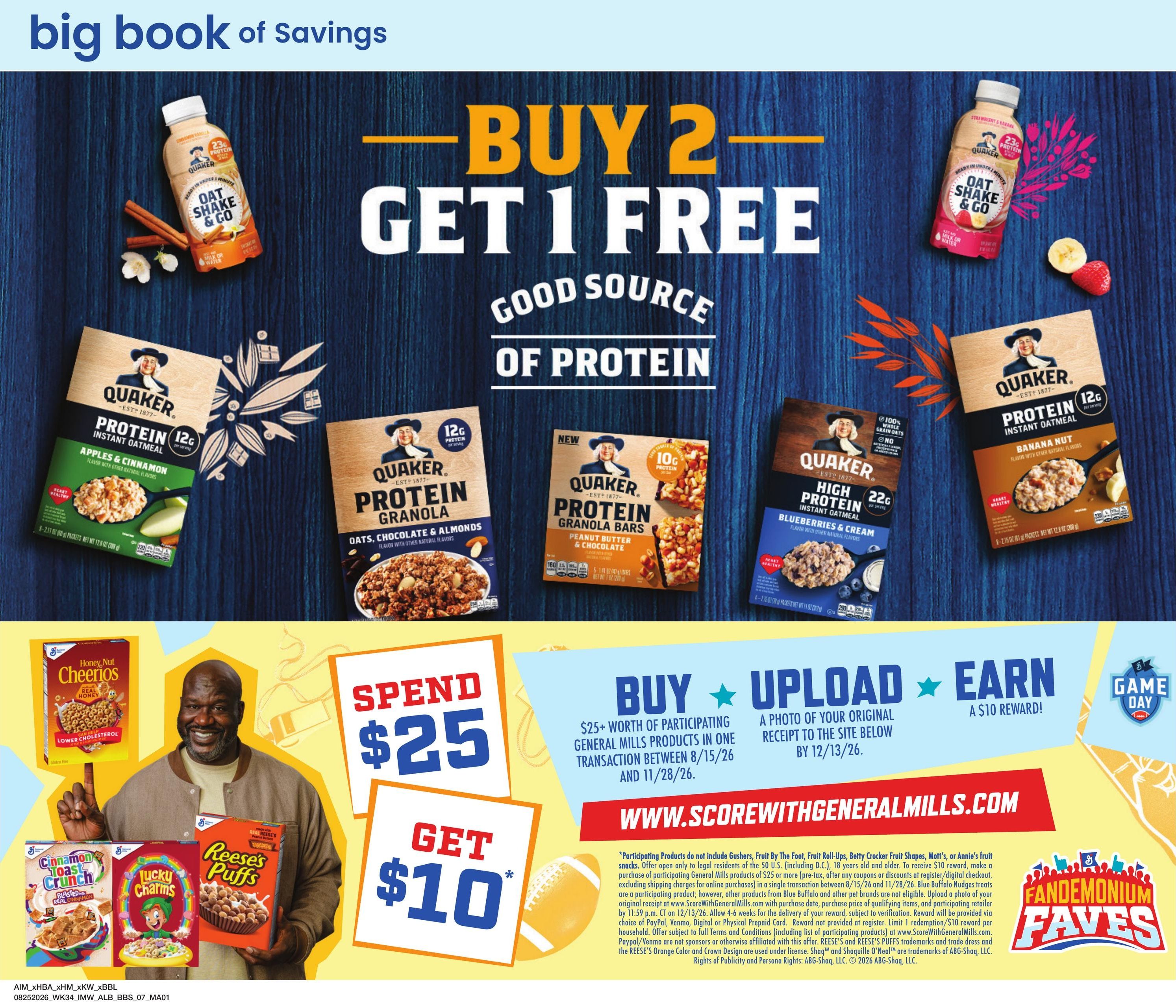 Albertsons (Ontario Area, OR) Big Book of Savings Weekly Ad August 25 - September 28, 2026