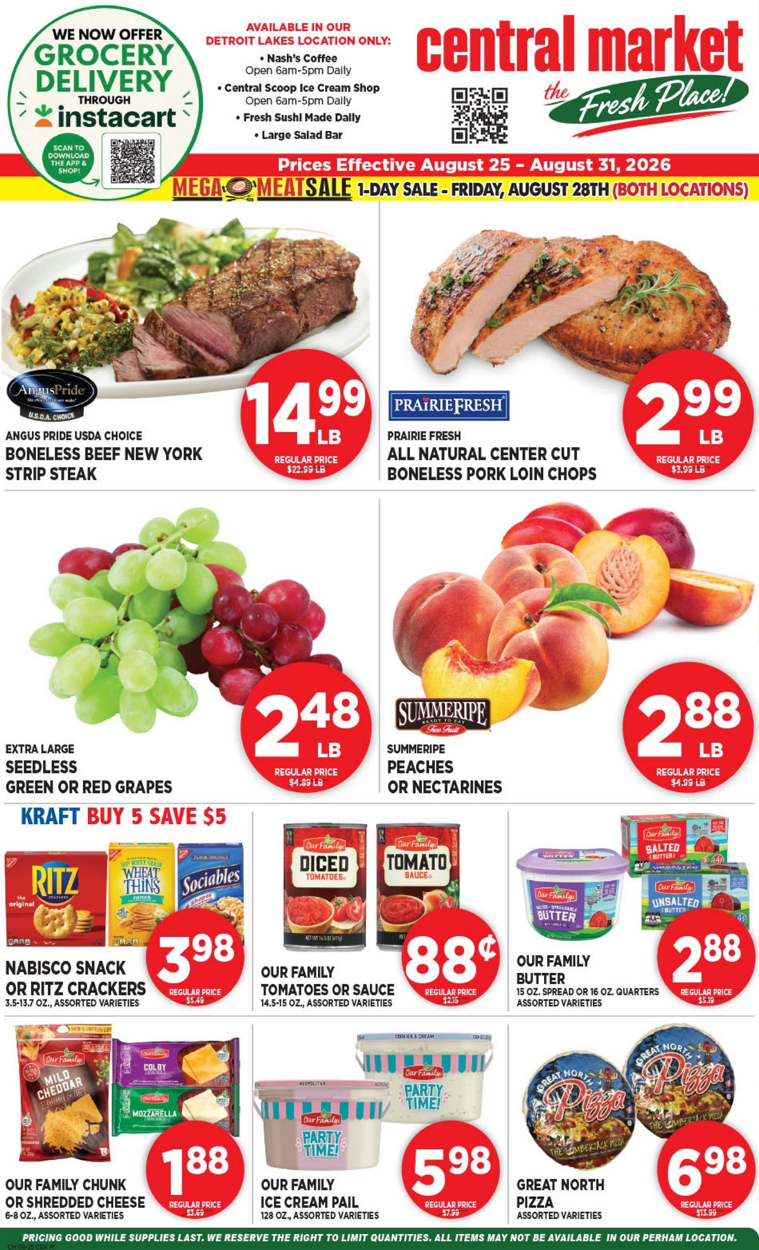 Central Market Weekly Ad August 25 - 31, 2026